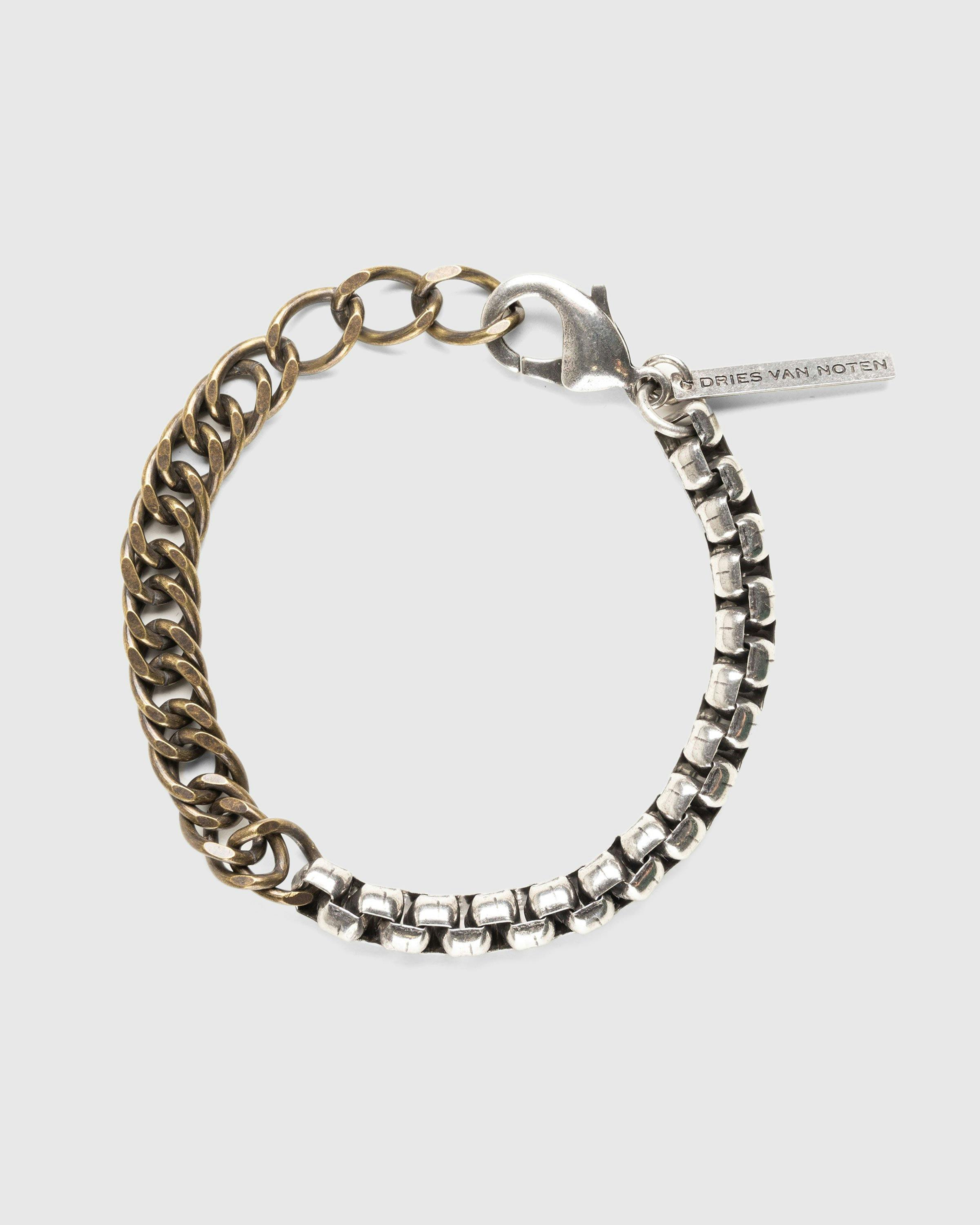 Dries van Noten - BRACEL.M241–207Q061M.BRAC. SIL/BRASS - Accessories - Silver - Image 1