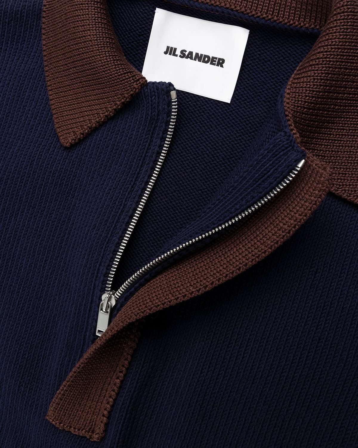 Jil Sander - Short Sleeve Knit Shirt Dark Blue - Clothing - Blue - Image 5