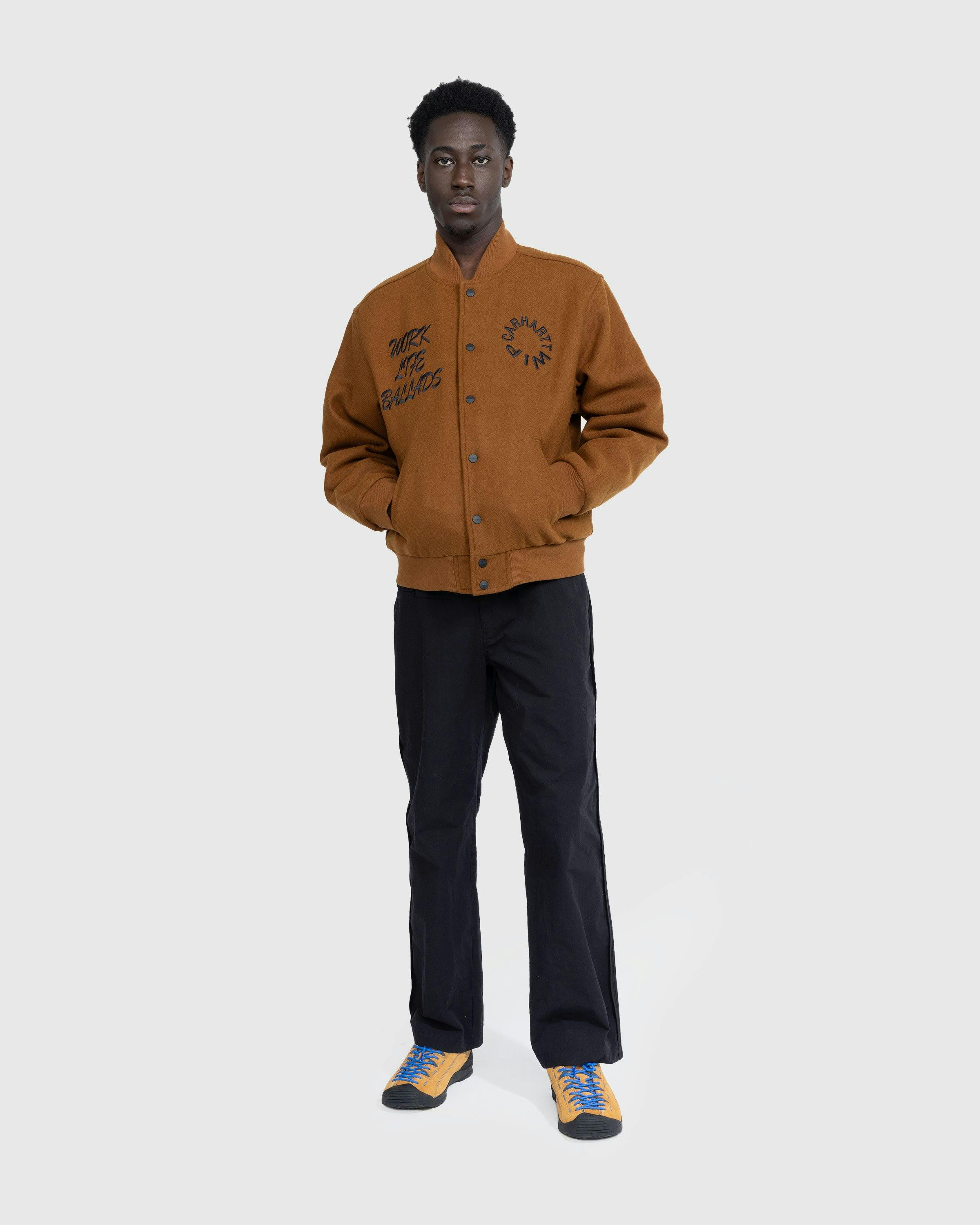 Carhartt WIP - Work Varsity Bomber Brown - Clothing - Brown - Image 3