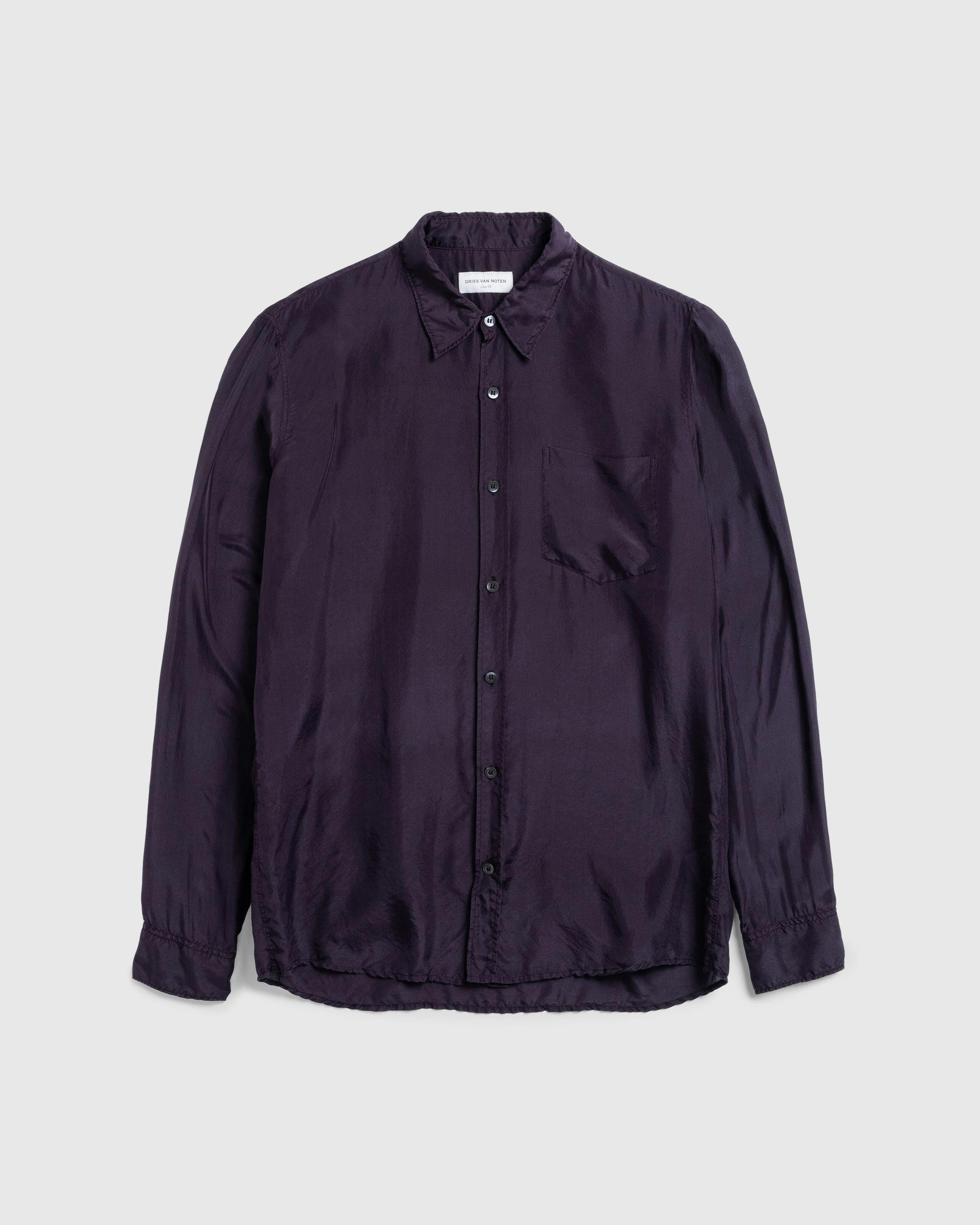 Dries van Noten - CORBINO GD 8159 M.W.SHIRT DPU - Clothing - Purple - Image 1