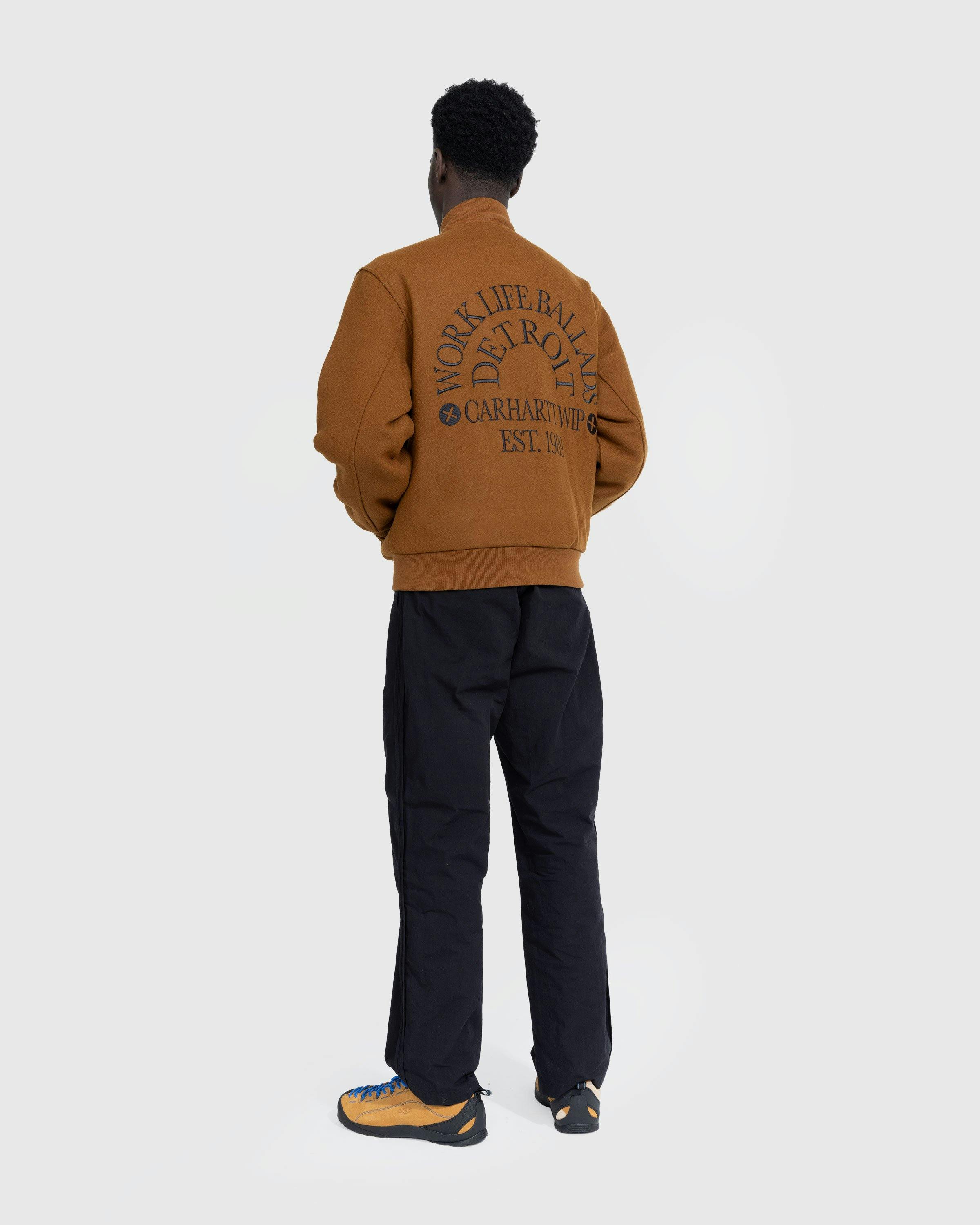 Carhartt WIP - Work Varsity Bomber Brown - Clothing - Brown - Image 4