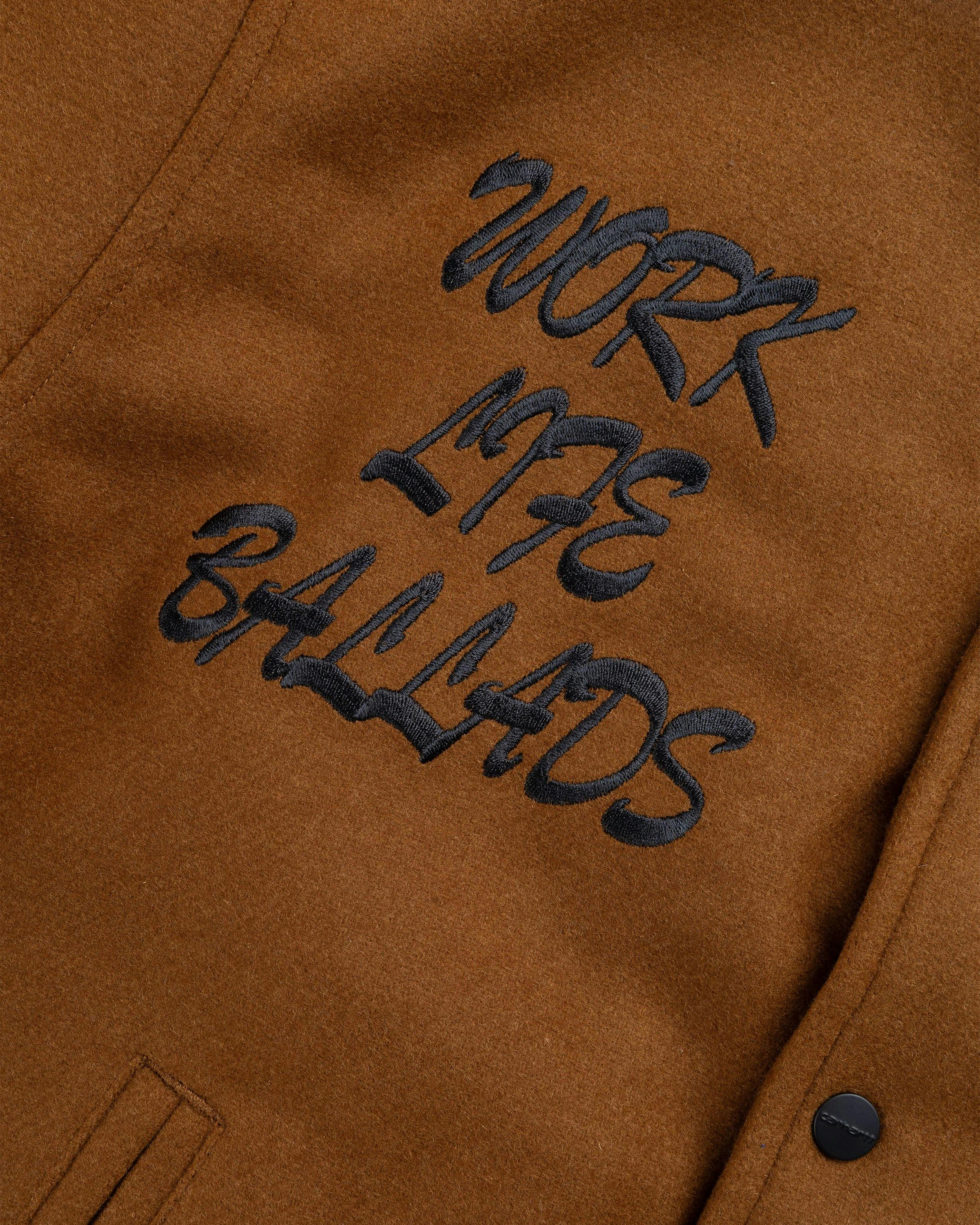 Carhartt WIP - Work Varsity Bomber Brown - Clothing - Brown - Image 7