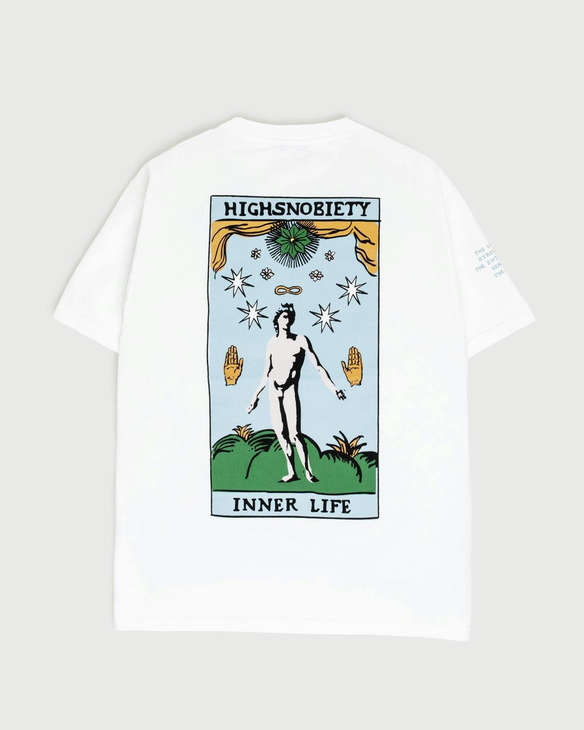 Highsnobiety - Inner Life The Beauty T-Shirt White - Clothing - White - Image 1