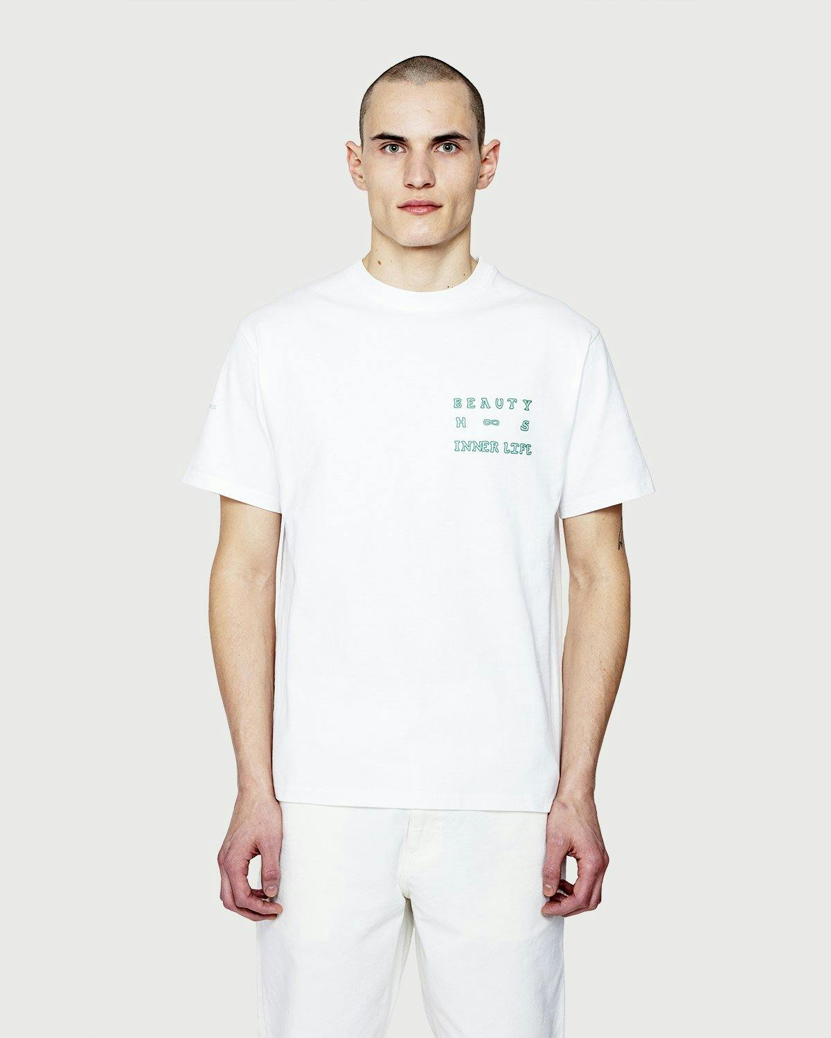 Highsnobiety - Inner Life The Beauty T-Shirt White - Clothing - White - Image 2