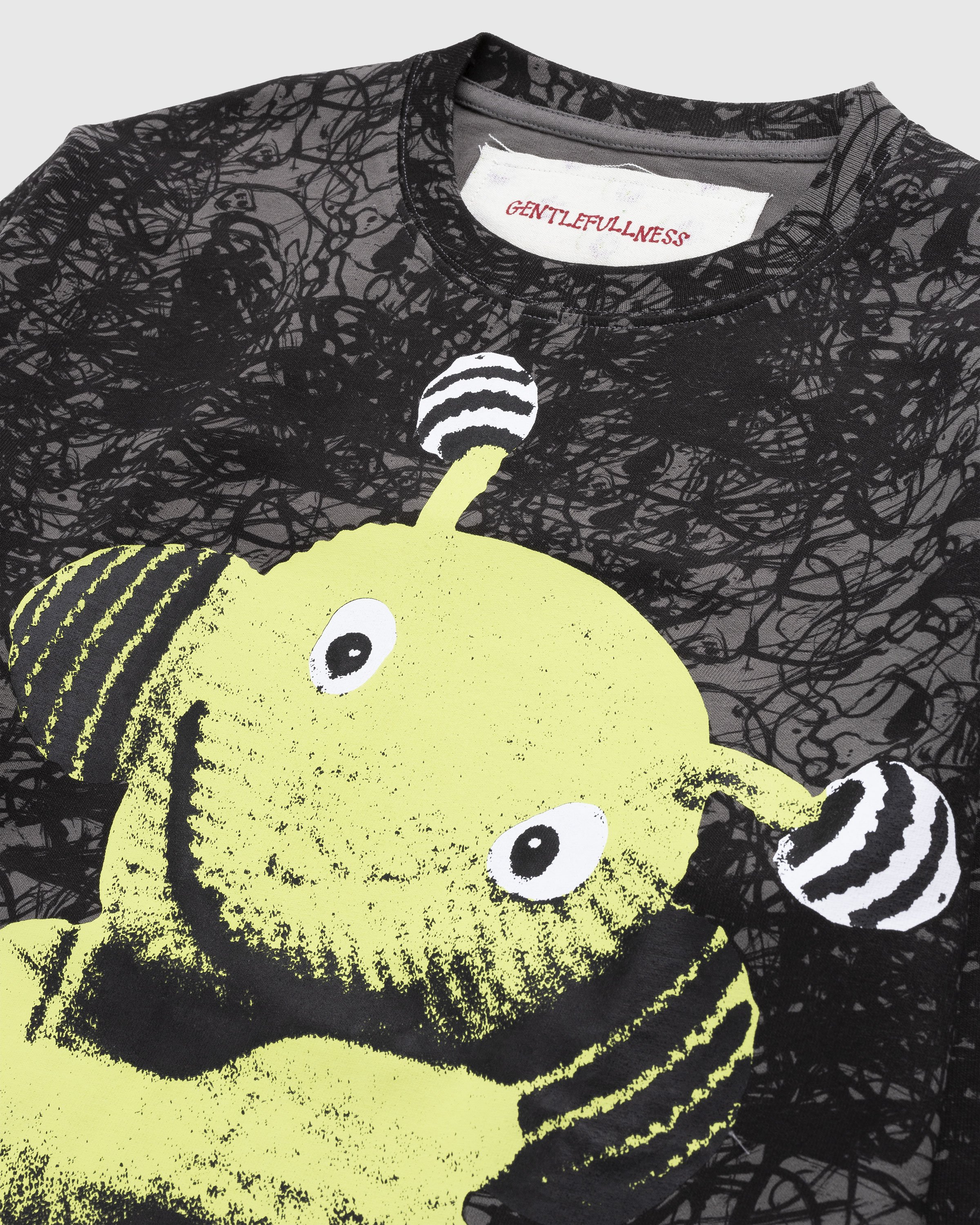 Gentle Fullness - Recycled Cotton Alien Puppet Longsleeve Tee Washed Black - Clothing - Multi - Image 5