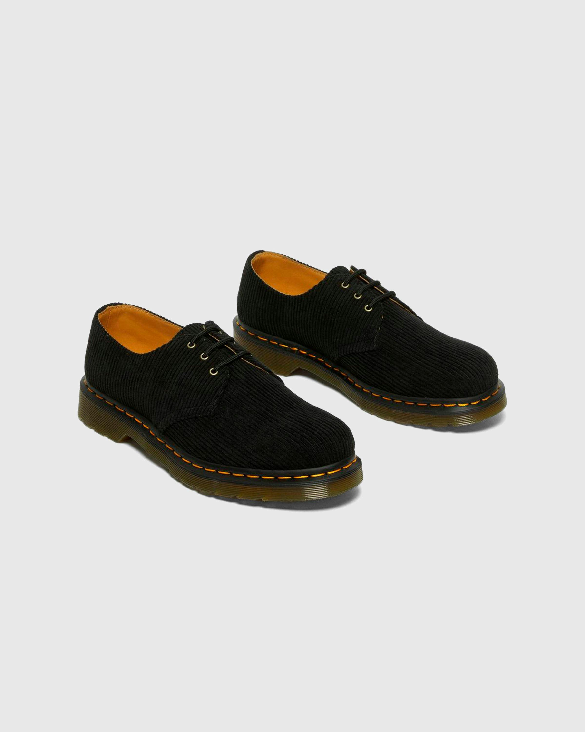 Dr. Martens - 1461 Black Duchess Corduroy - Footwear - Black - Image 3