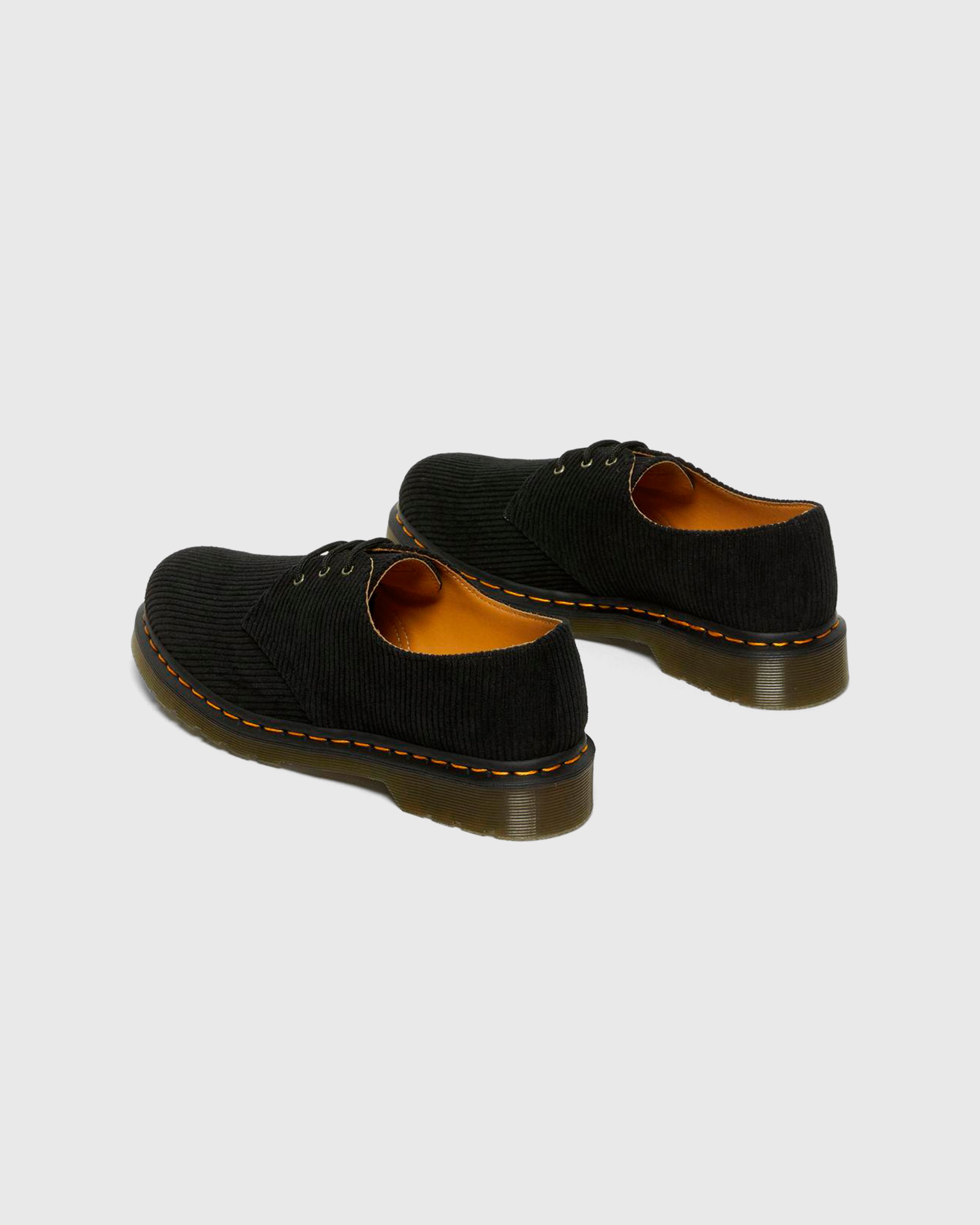 Dr. Martens - 1461 Black Duchess Corduroy - Footwear - Black - Image 4