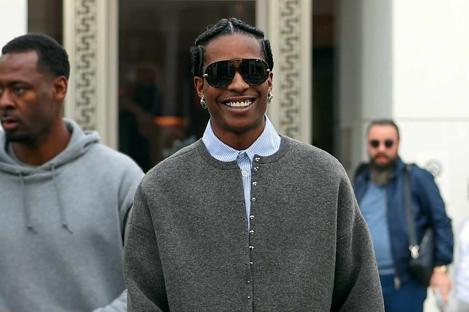 Dadcore King A$AP Rocky Goes Grandpa (No Shoes Needed)