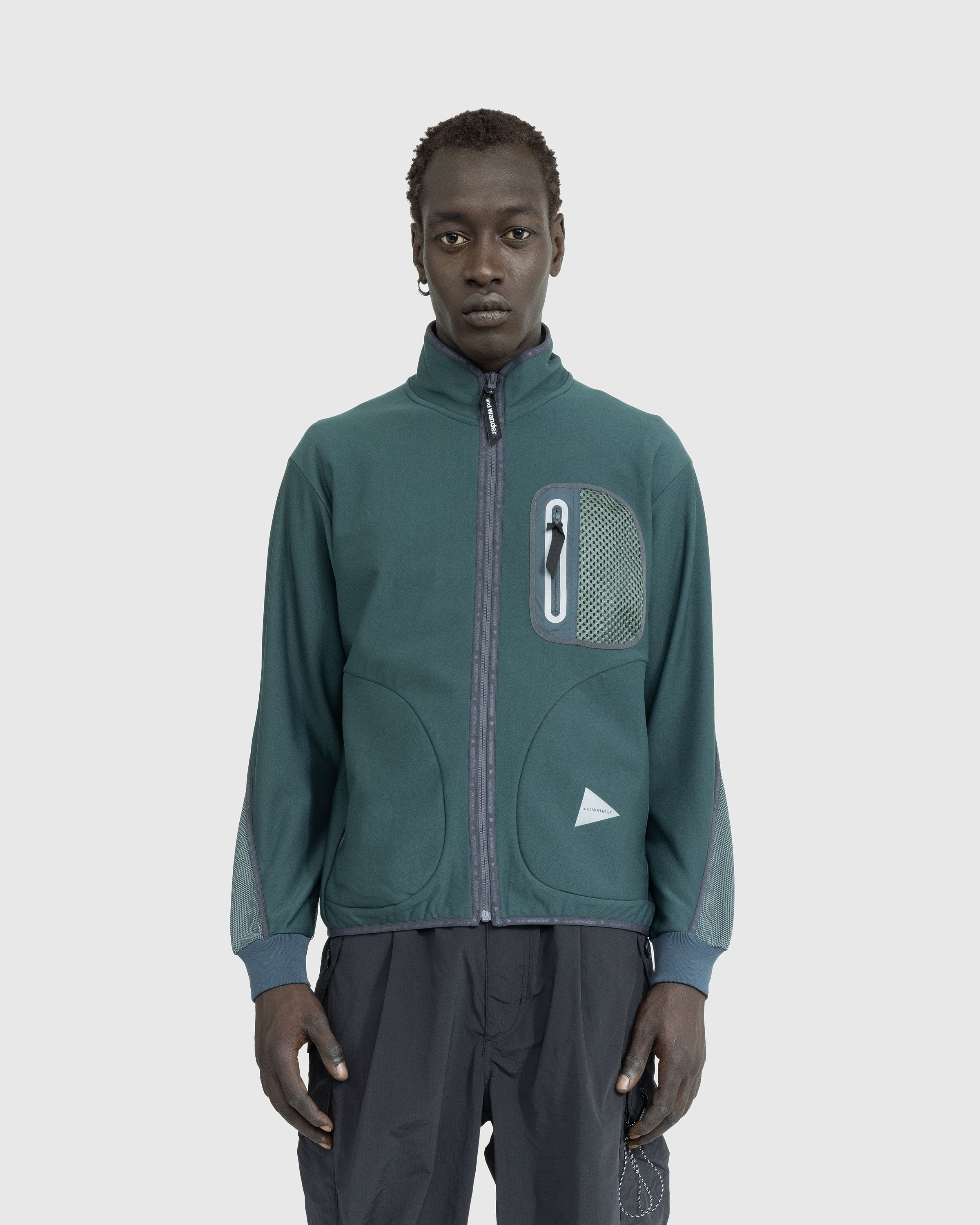 And Wander - Light Fleece Jacket Green - Clothing - Green - Image 2