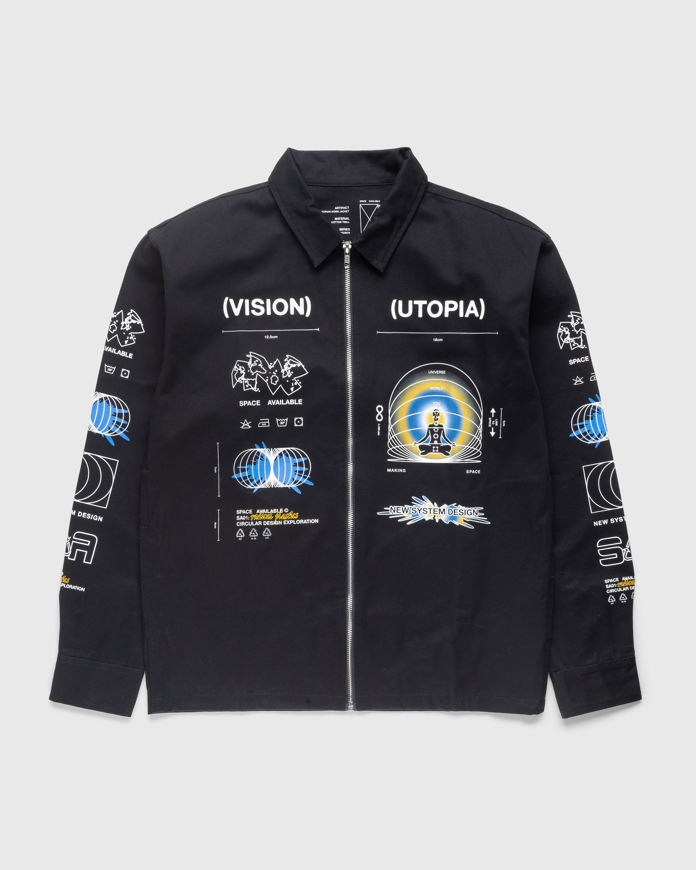 Space Available Studio - Utopia Work Jacket Black - Clothing - Black - Image 1