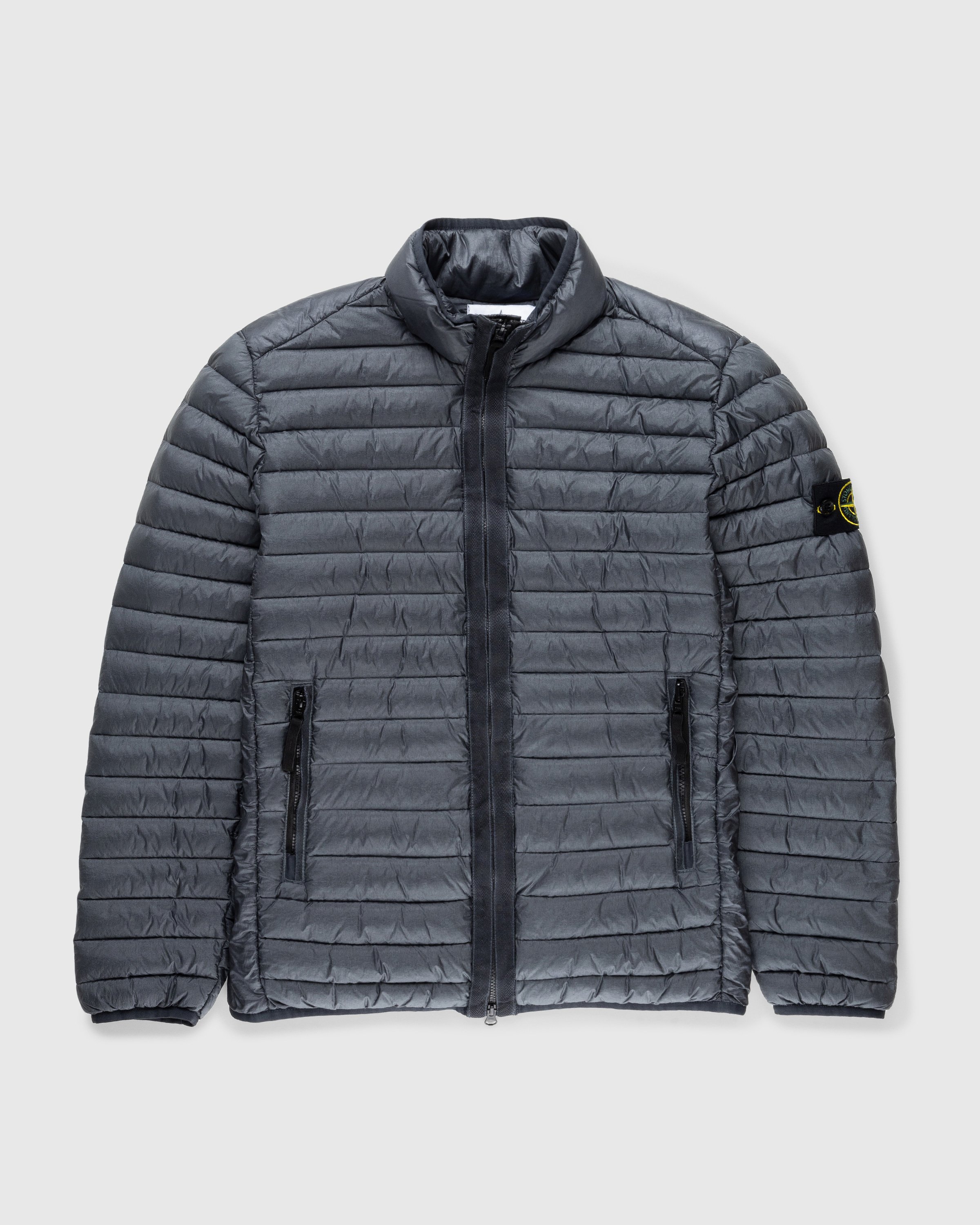 Stone Island - Packable Recycled Nylon Down Jacket Lead Grey - Clothing - Grey - Image 1