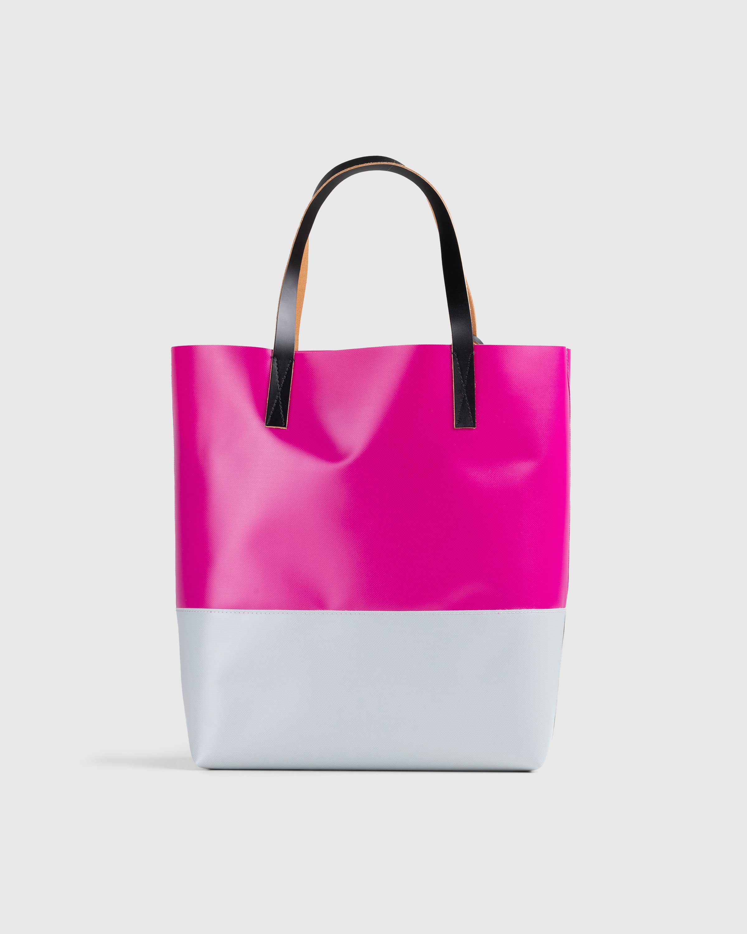 Marni - Tribeca Two-Tone Shopping Bag Pink/Grey - Accessories - Pink - Image 3