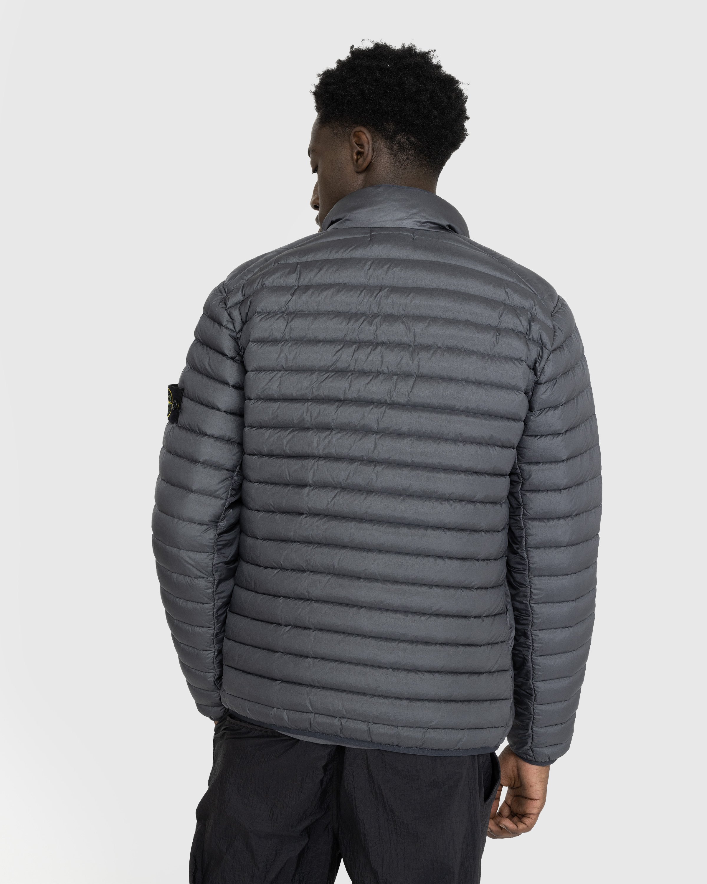 Stone Island - Packable Recycled Nylon Down Jacket Lead Grey - Clothing - Grey - Image 3