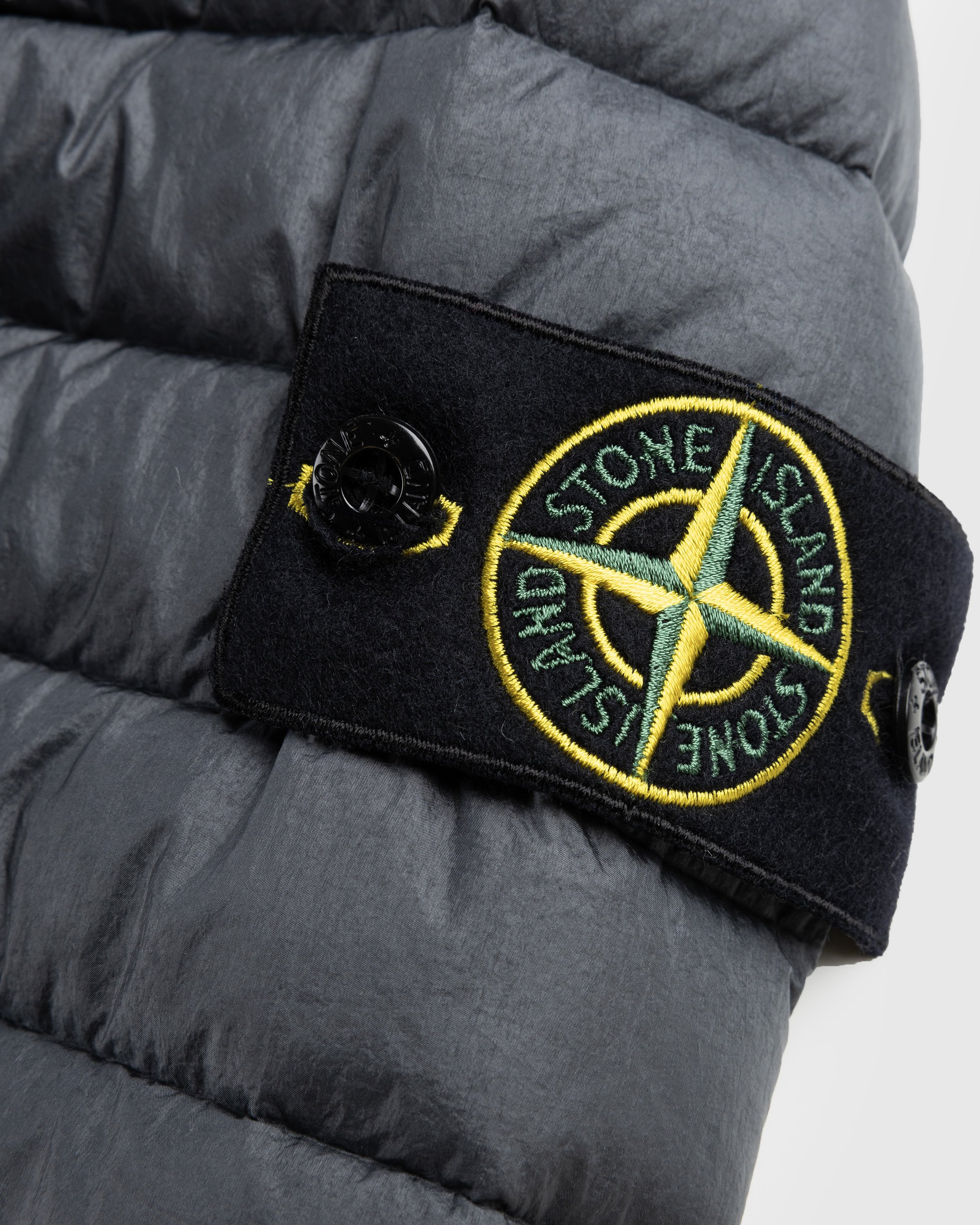 Stone Island - Packable Recycled Nylon Down Jacket Lead Grey - Clothing - Grey - Image 6