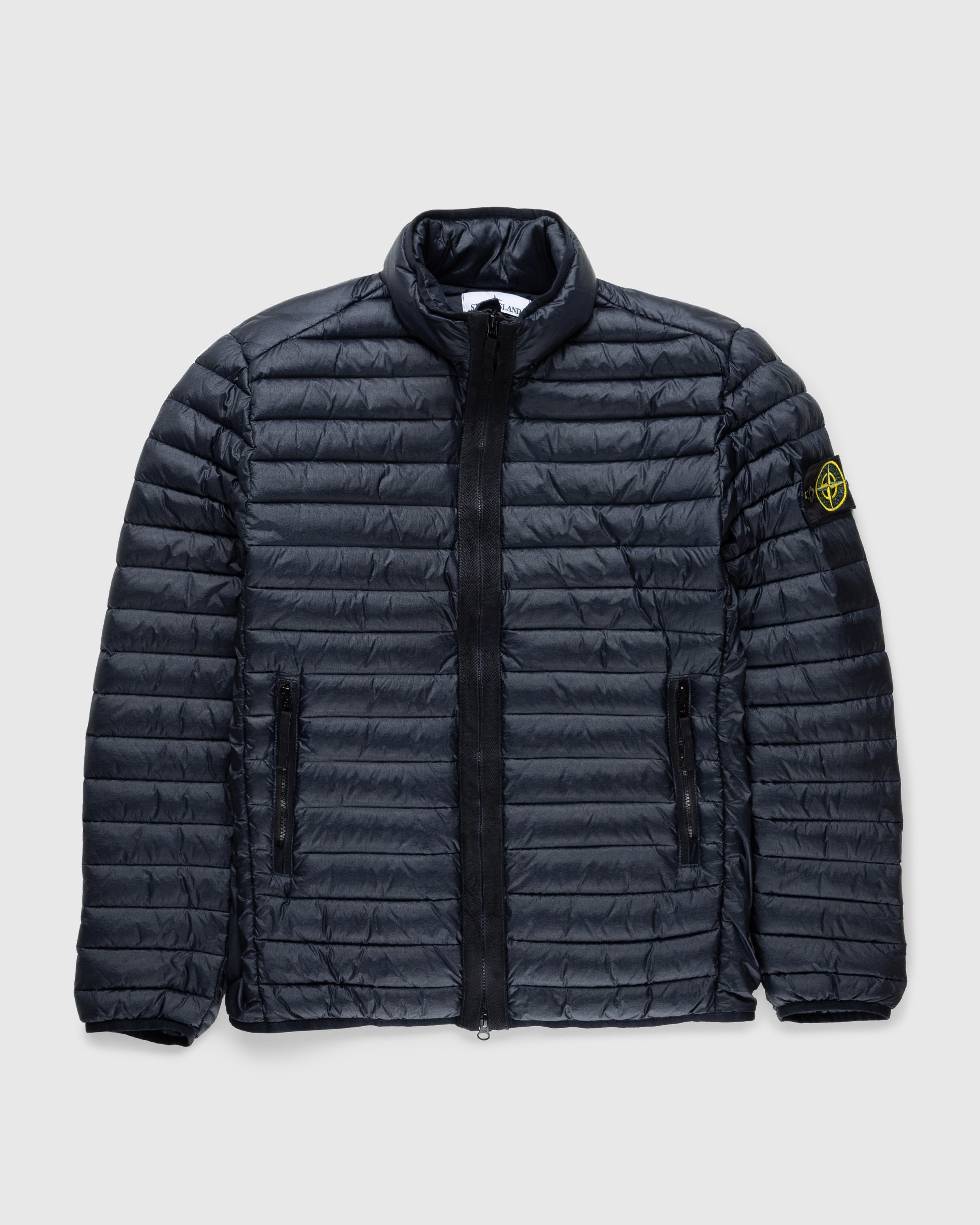 Stone Island - Packable Recycled Nylon Down Jacket Navy Blue - Clothing - Blue - Image 1