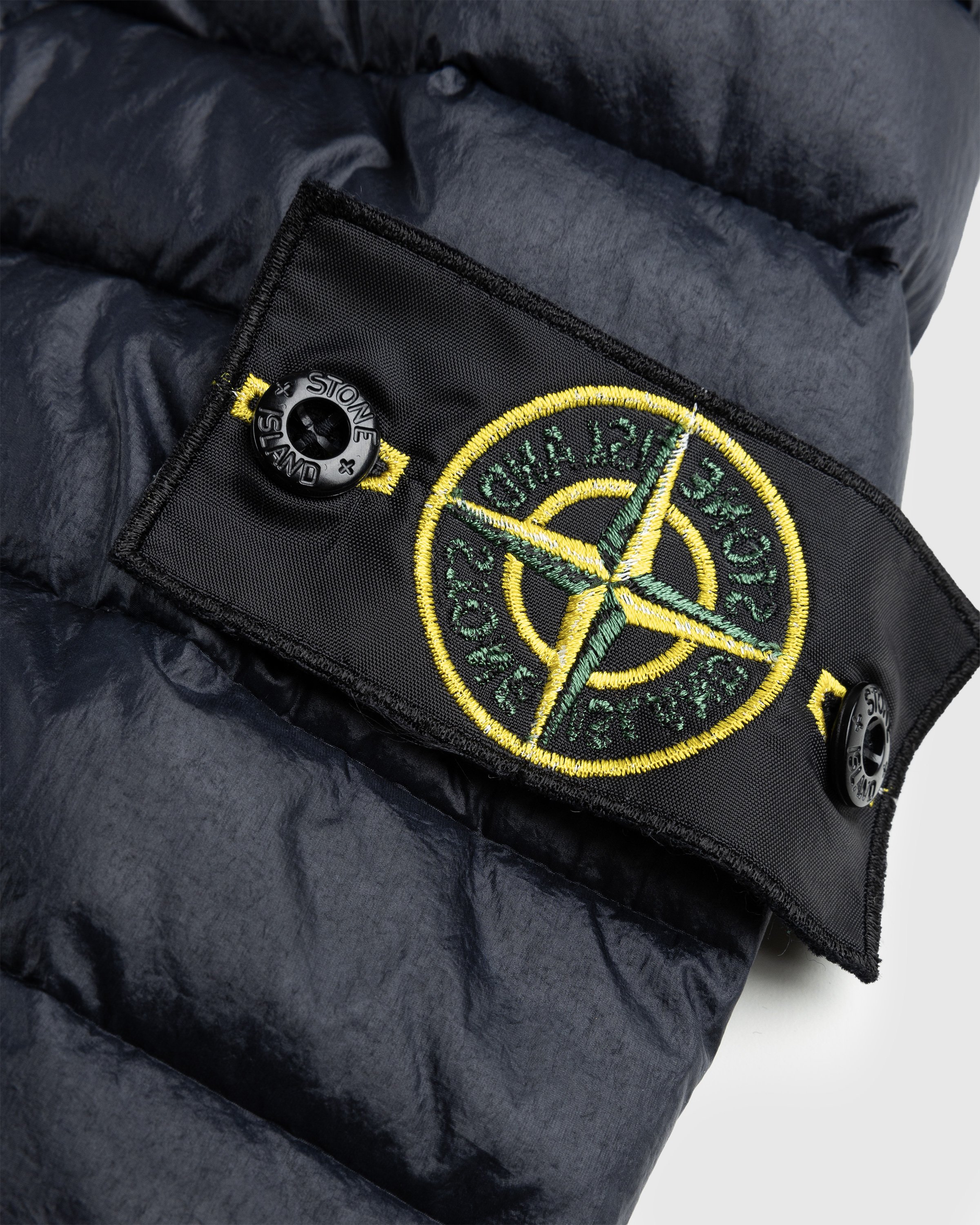 Stone Island - Packable Recycled Nylon Down Jacket Navy Blue - Clothing - Blue - Image 6