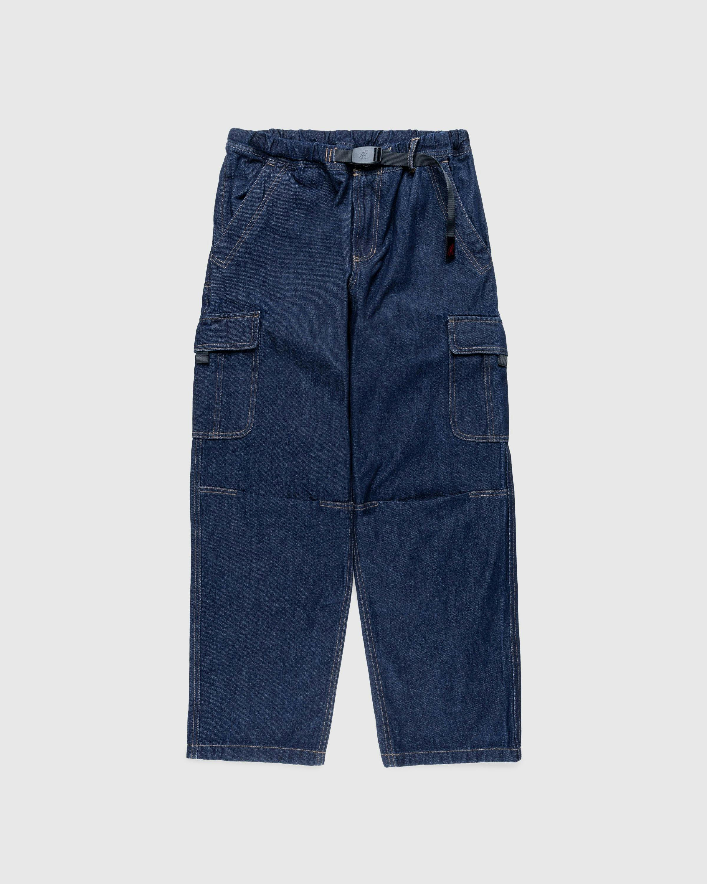 Gramicci - DENIM LOOSE CARGO PANT - Clothing - Blue - Image 1