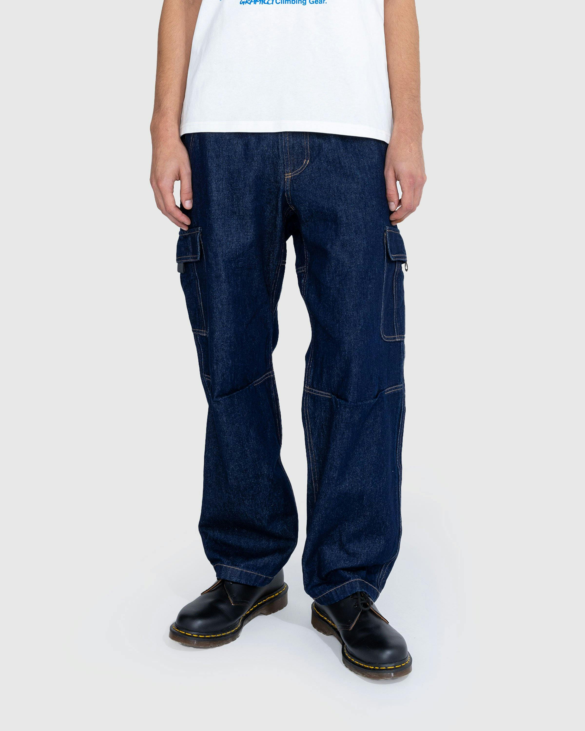 Gramicci - DENIM LOOSE CARGO PANT - Clothing - Blue - Image 4