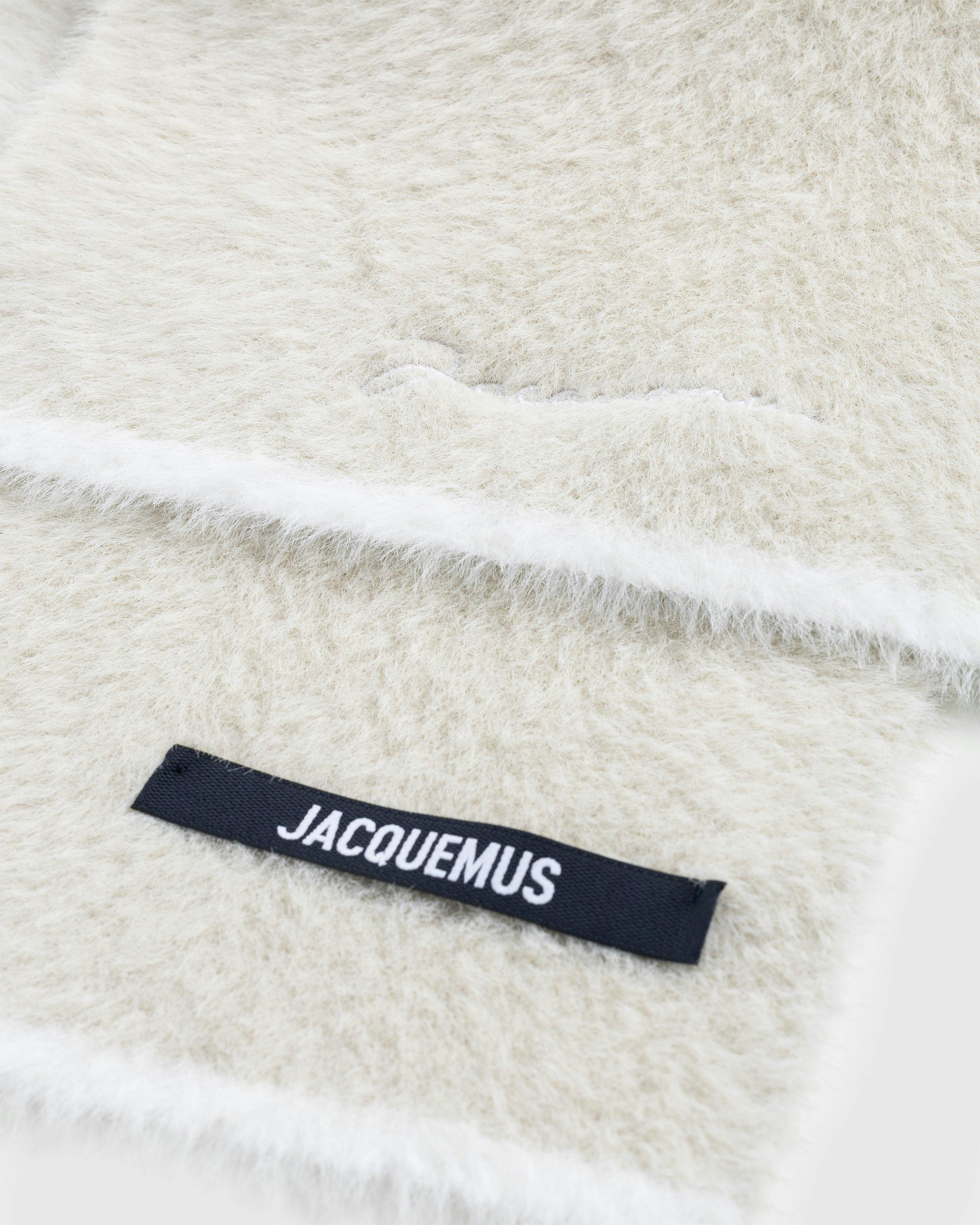 JACQUEMUS - L' ECHARPE NEVE - OFF-WHITE - Accessories - White - Image 4