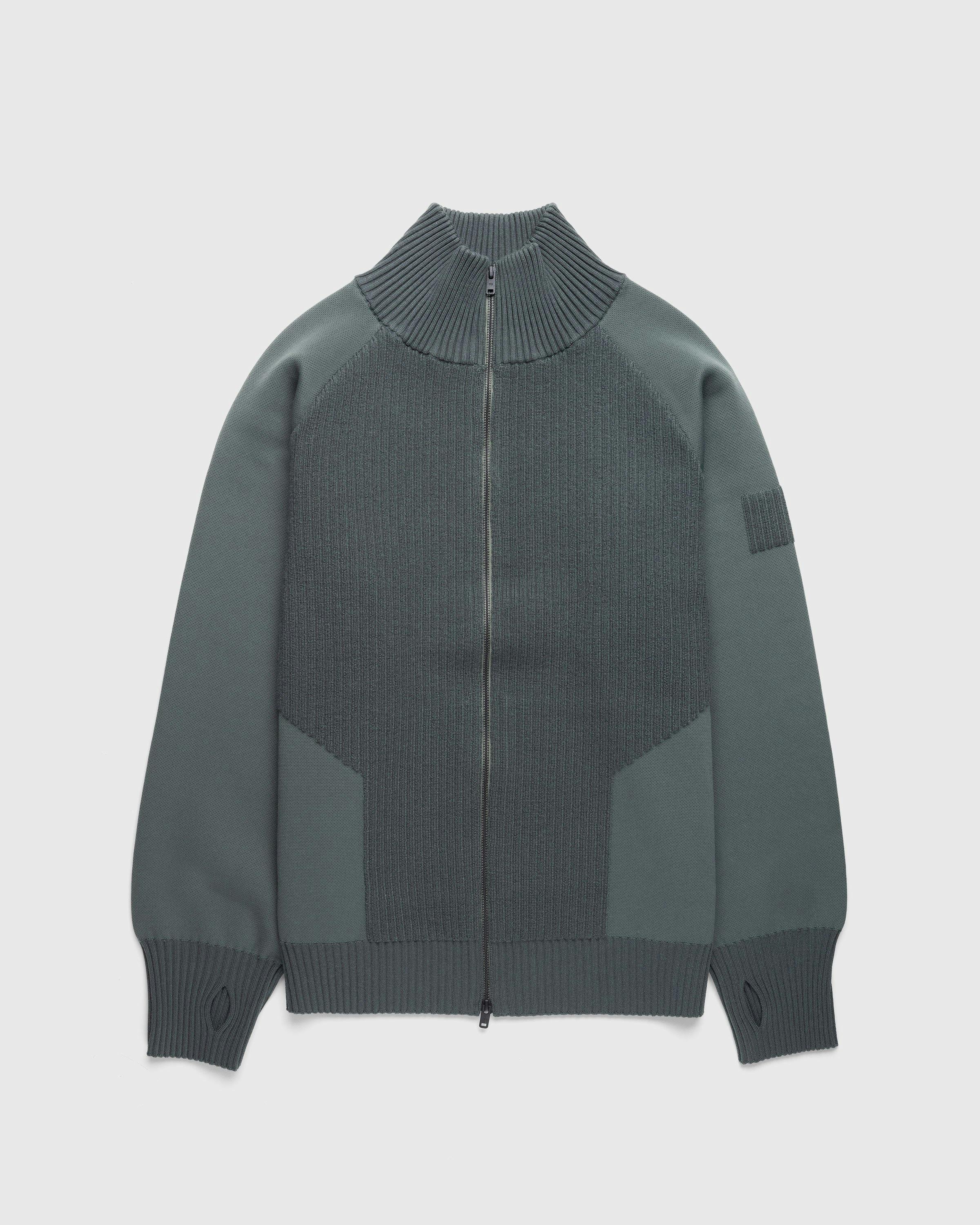 Y-3 - FZ Knit Sweater Stone Green - Clothing - Green - Image 1