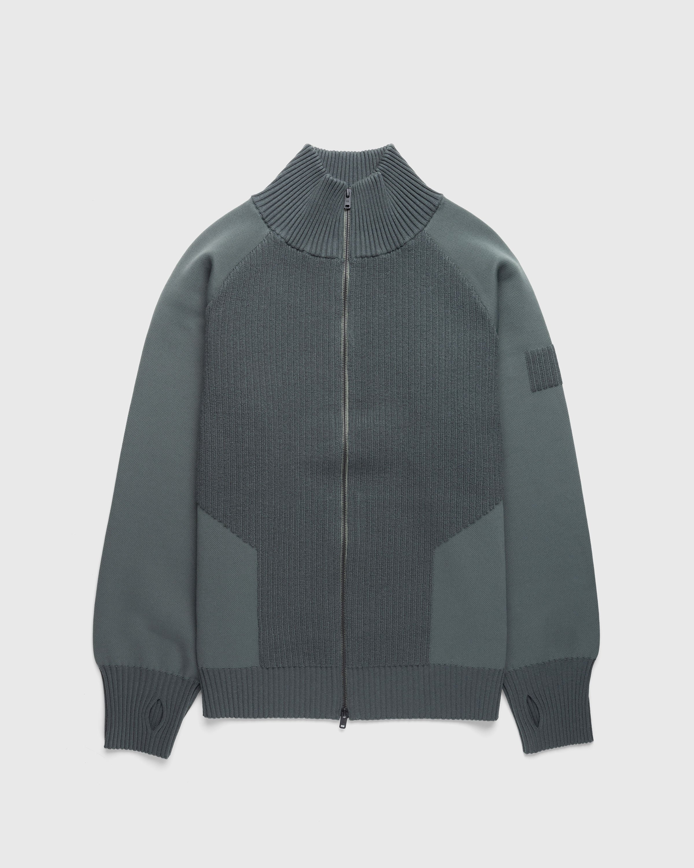 Y-3 - FZ Knit Sweater Stone Green - Clothing - Green - Image 1