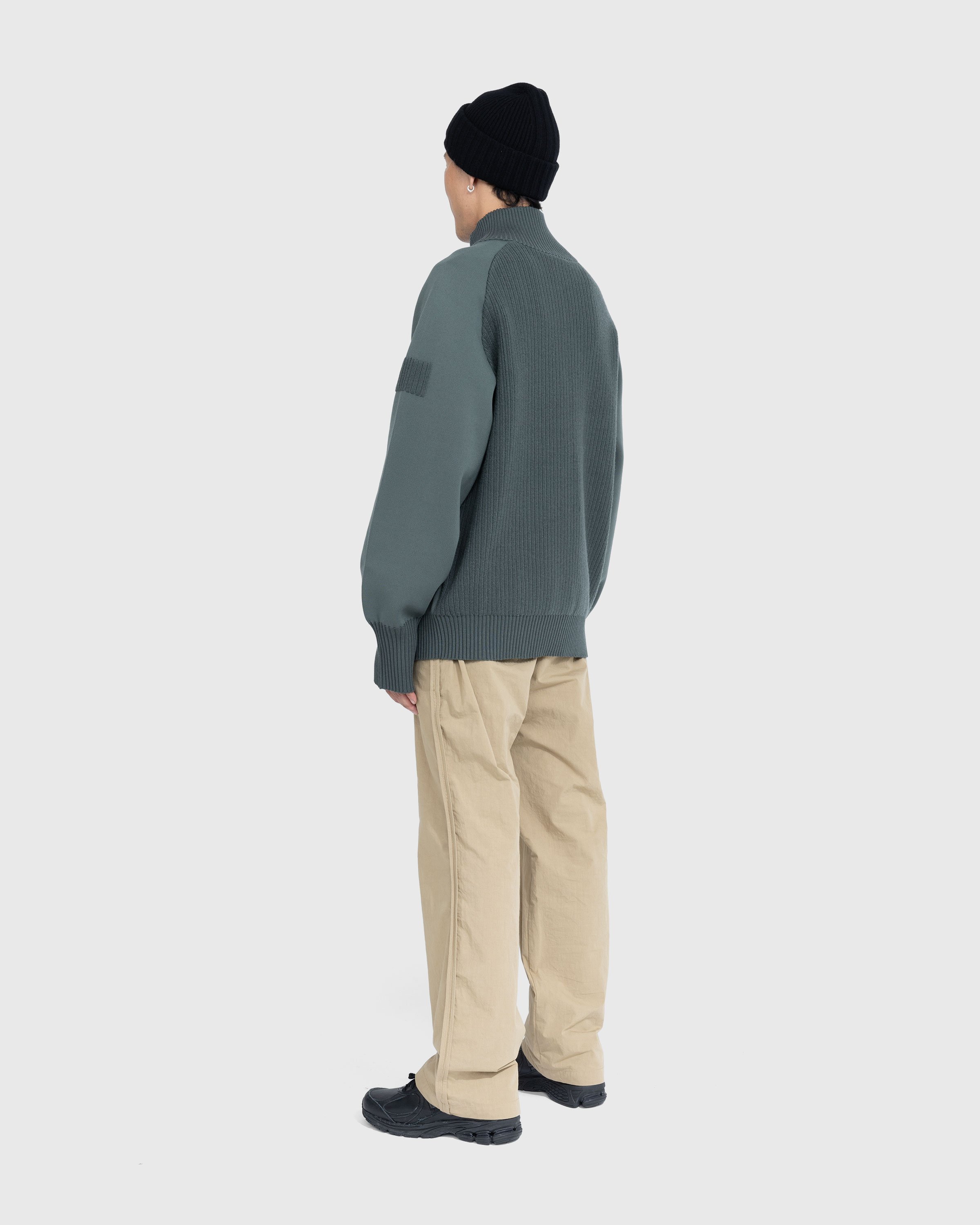 Y-3 - FZ Knit Sweater Stone Green - Clothing - Green - Image 4