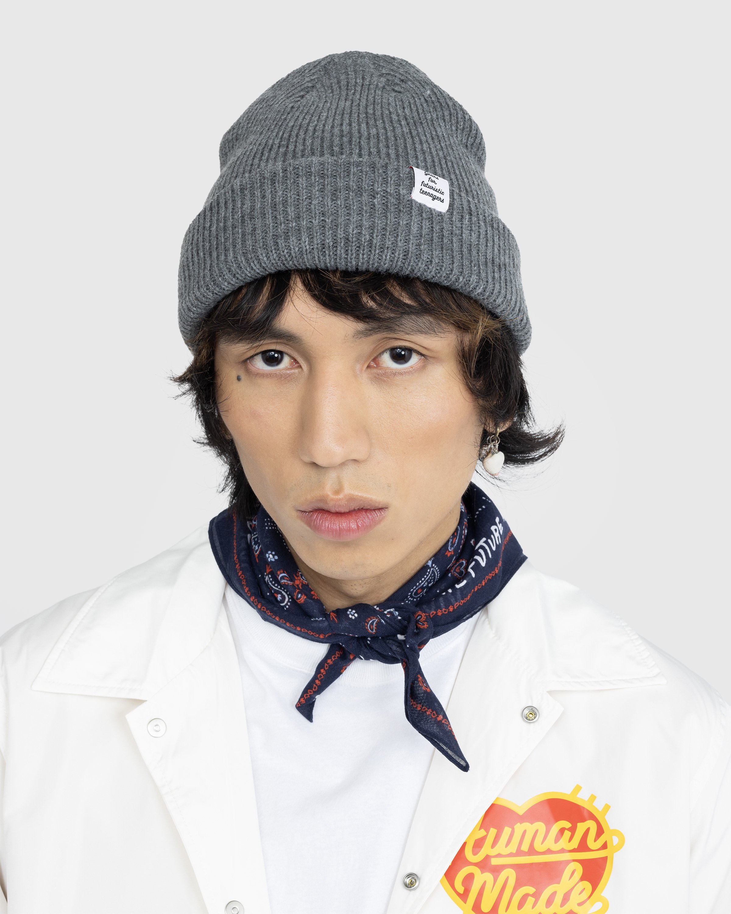 Human Made - Classic Beanie Gray - Accessories - Grey - Image 3