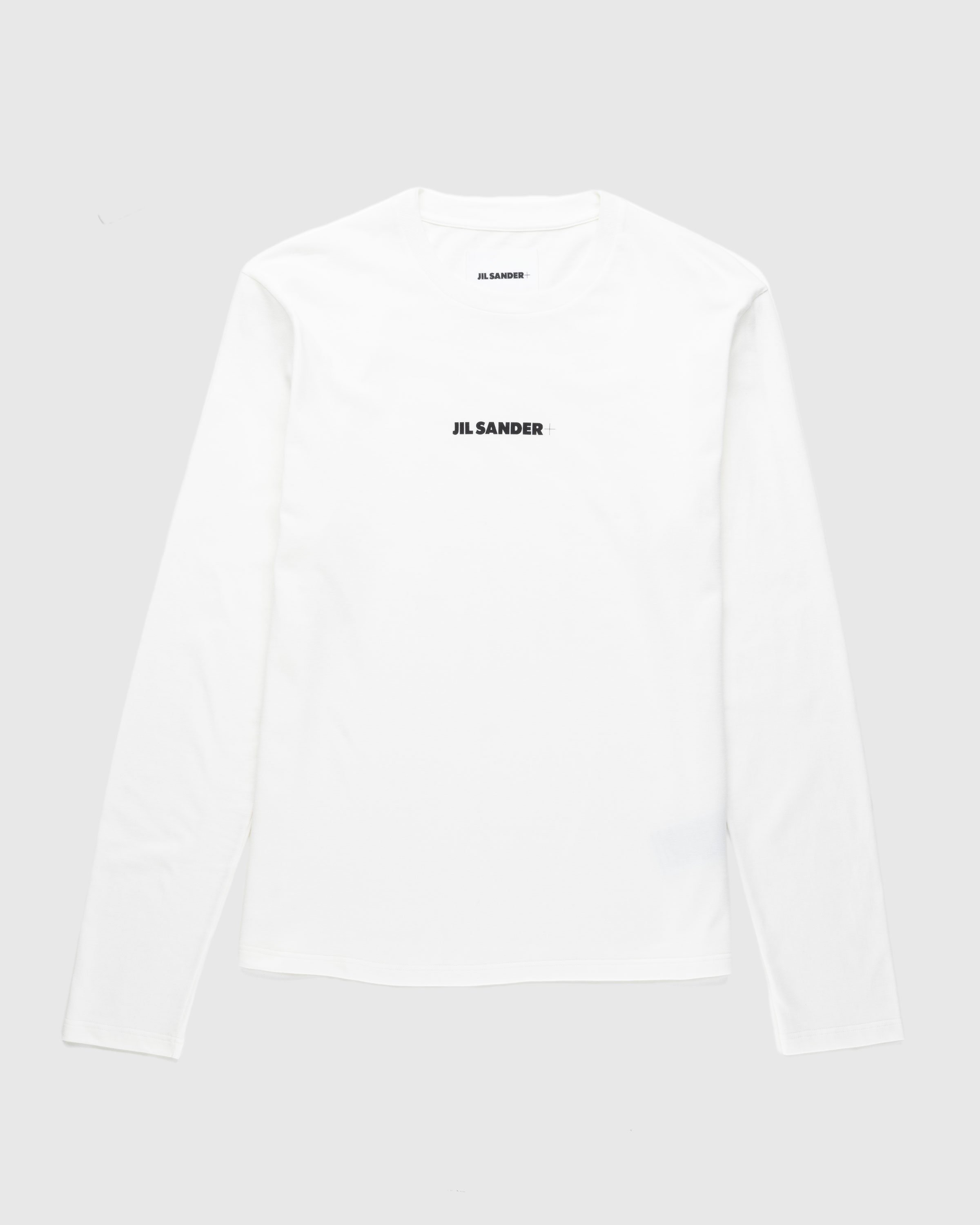 Jil Sander - Longsleeve Logo T-Shirt Porcelain White - Clothing - White - Image 1