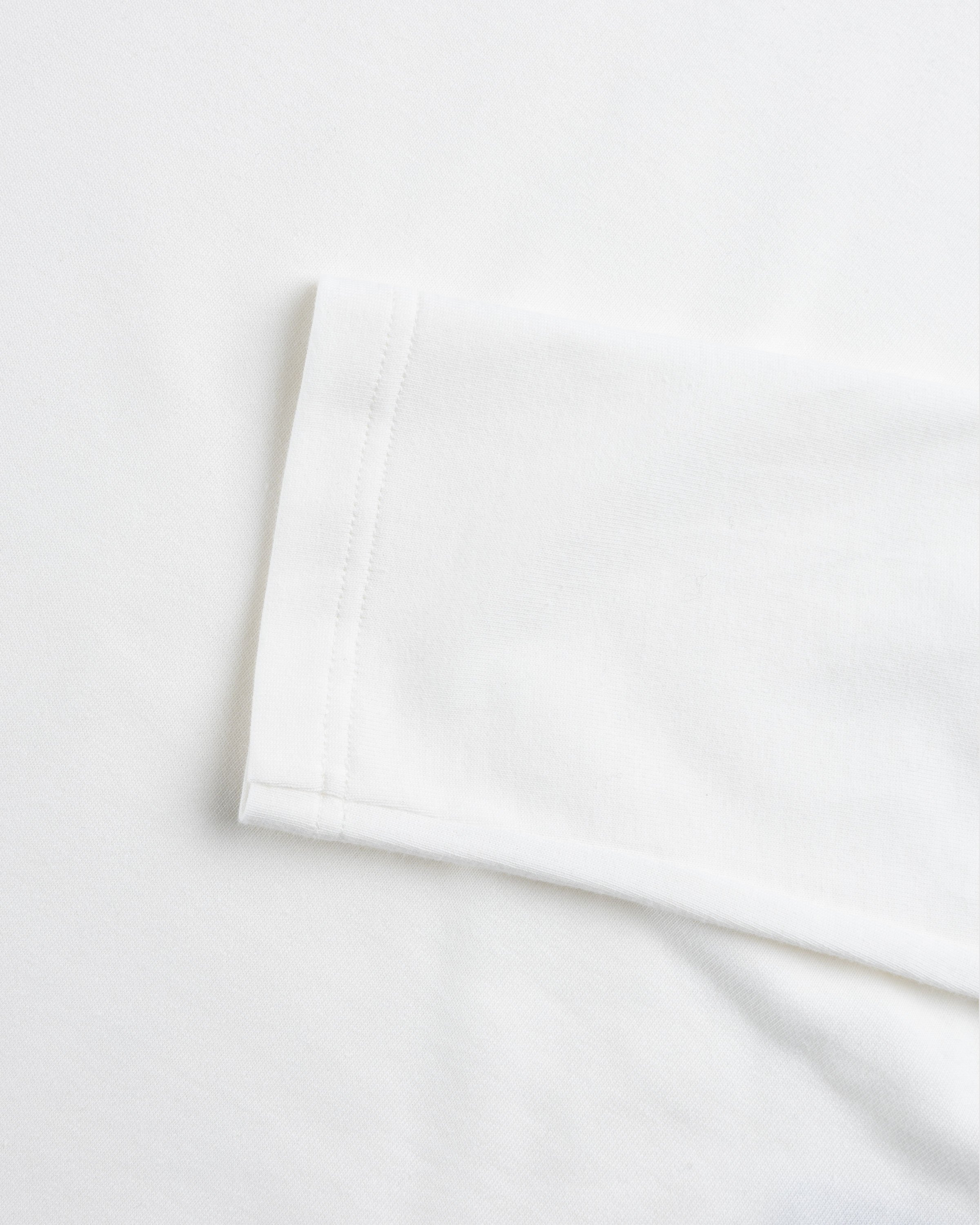 Jil Sander - Longsleeve Logo T-Shirt Porcelain White - Clothing - White - Image 5