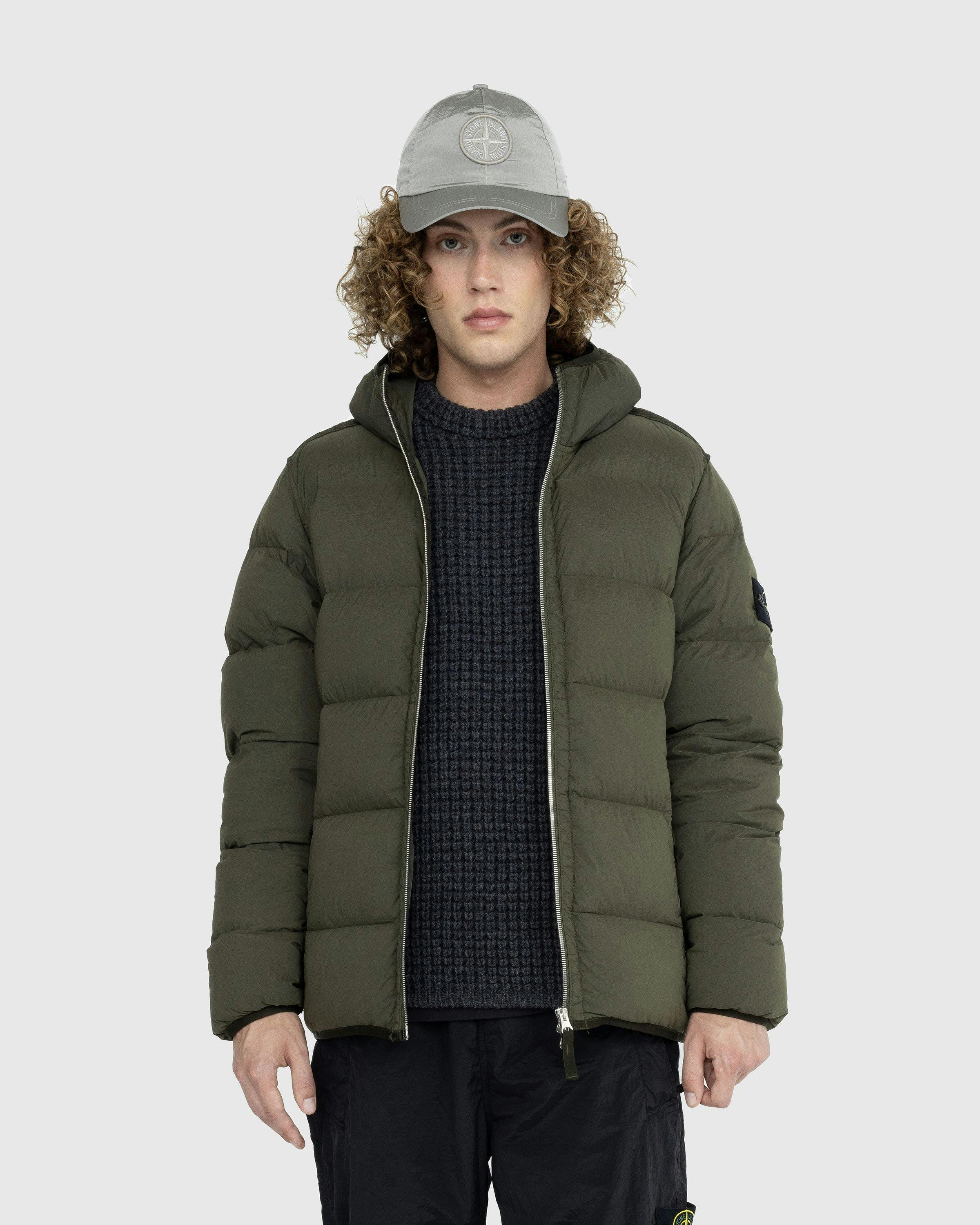 Stone Island - Real Down Jacket Olive - Clothing - Green - Image 2