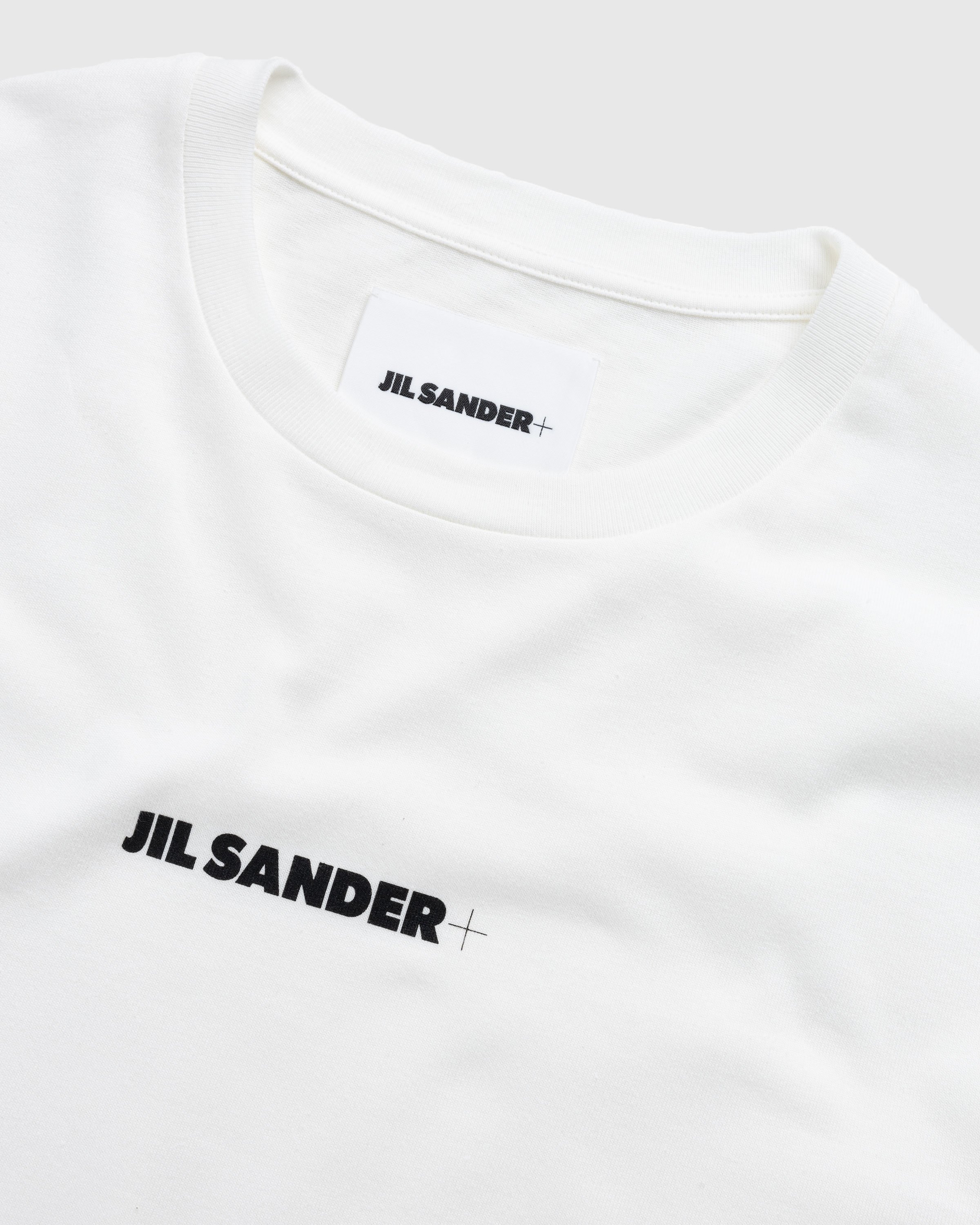 Jil Sander - Longsleeve Logo T-Shirt Porcelain White - Clothing - White - Image 6