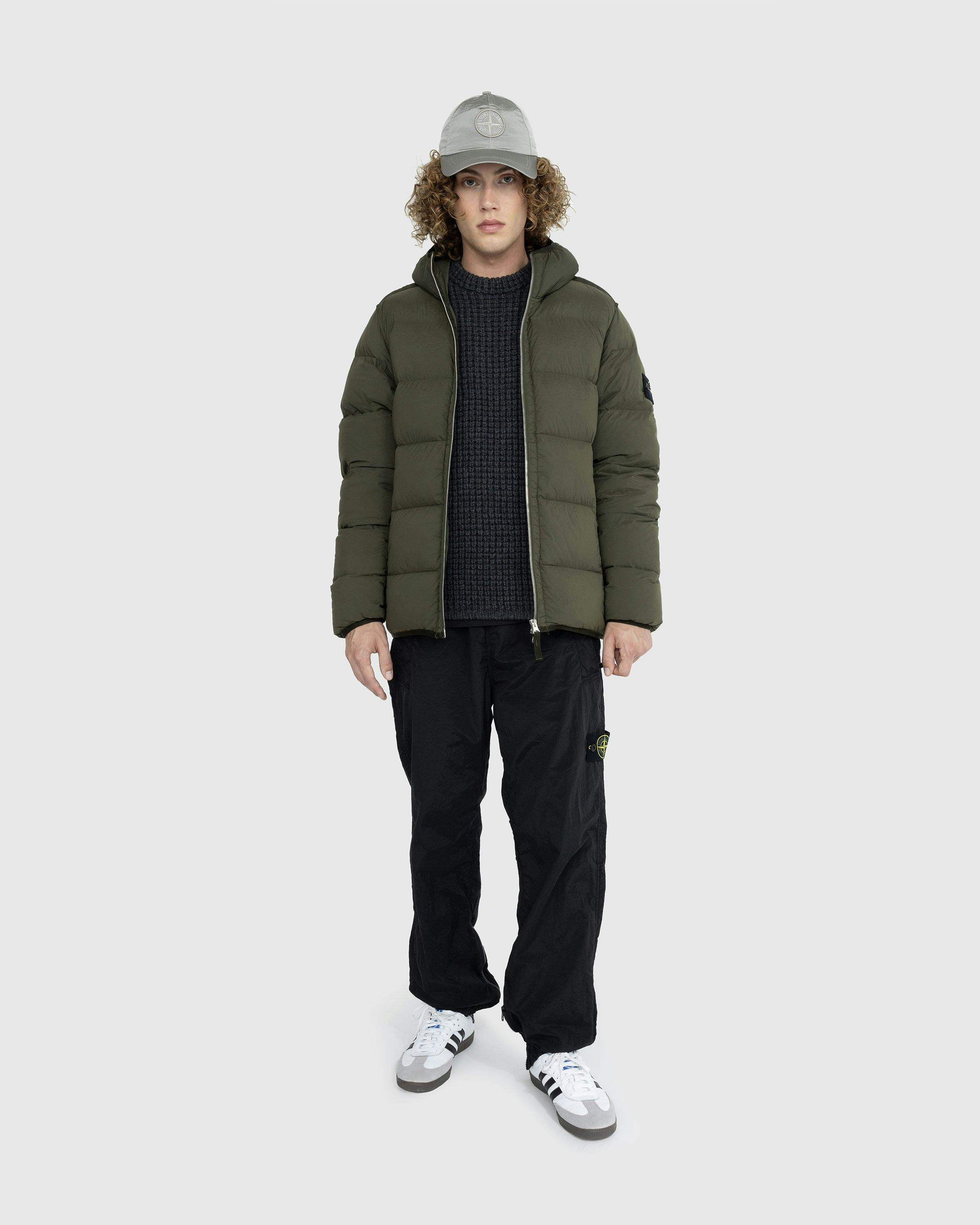 Stone Island - Real Down Jacket Olive - Clothing - Green - Image 3