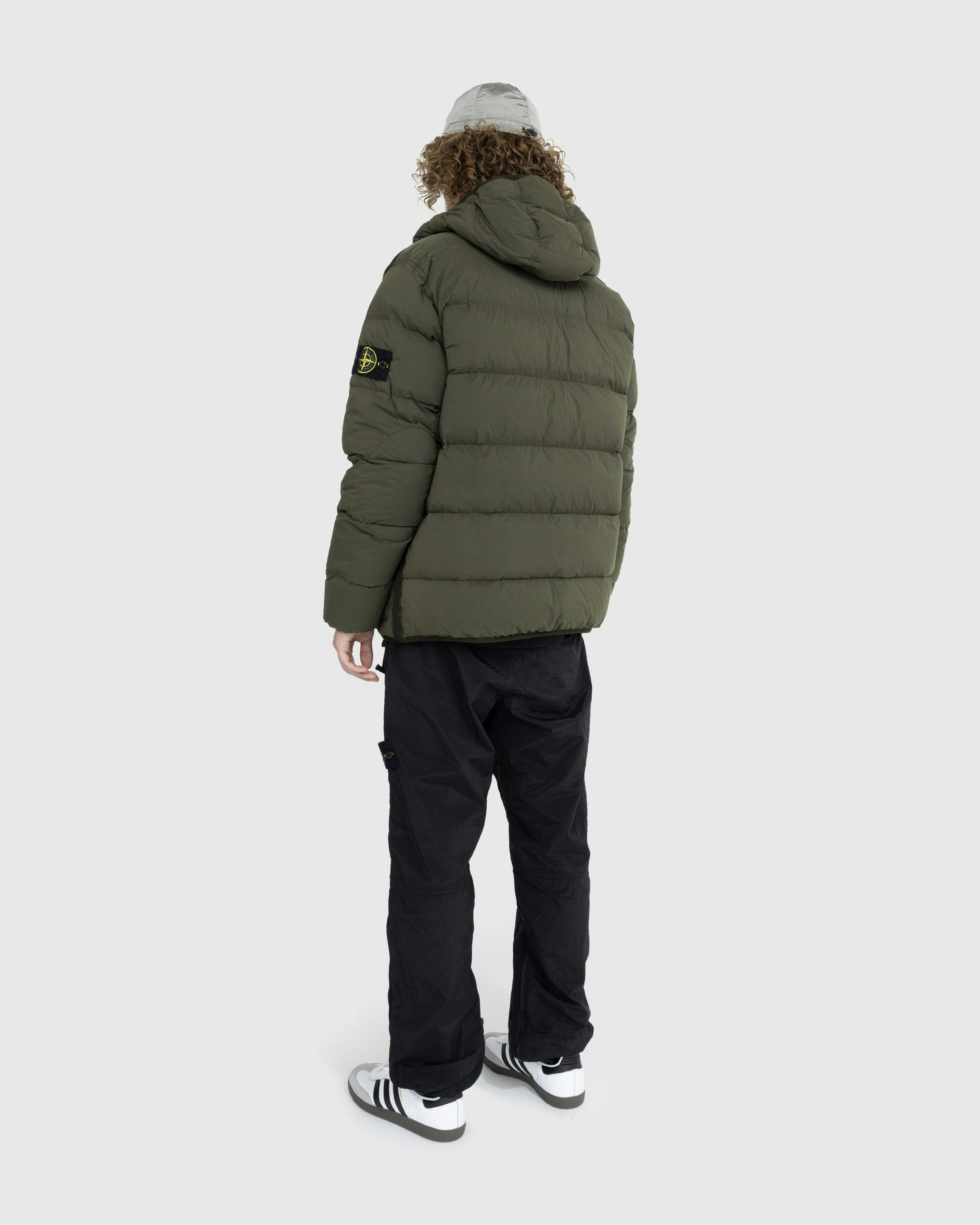 Stone Island - Real Down Jacket Olive - Clothing - Green - Image 4