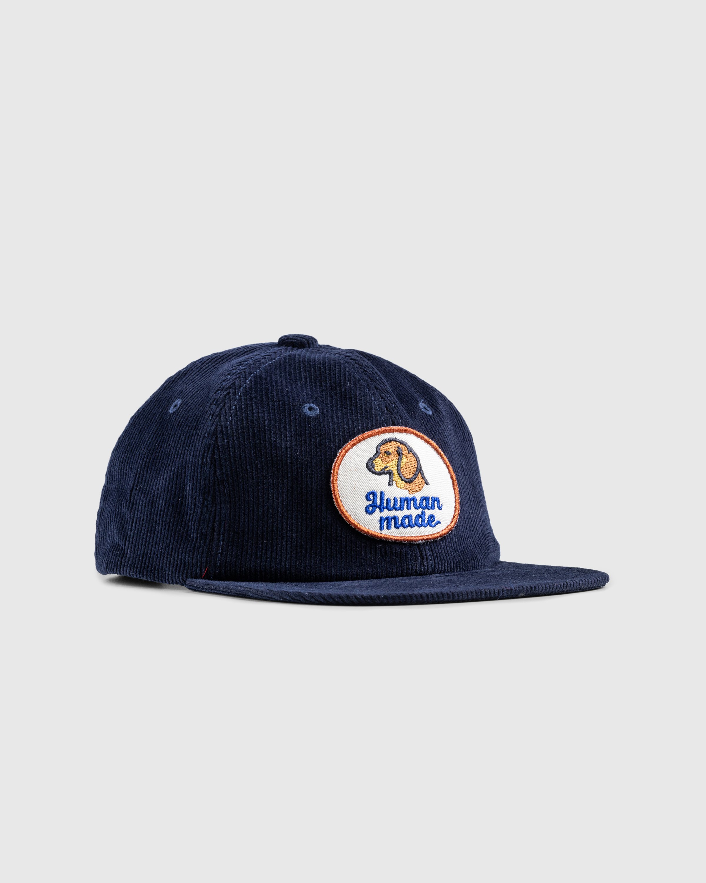 Human Made - 6-Panel Corduroy Cap Navy - Accessories - Blue - Image 1