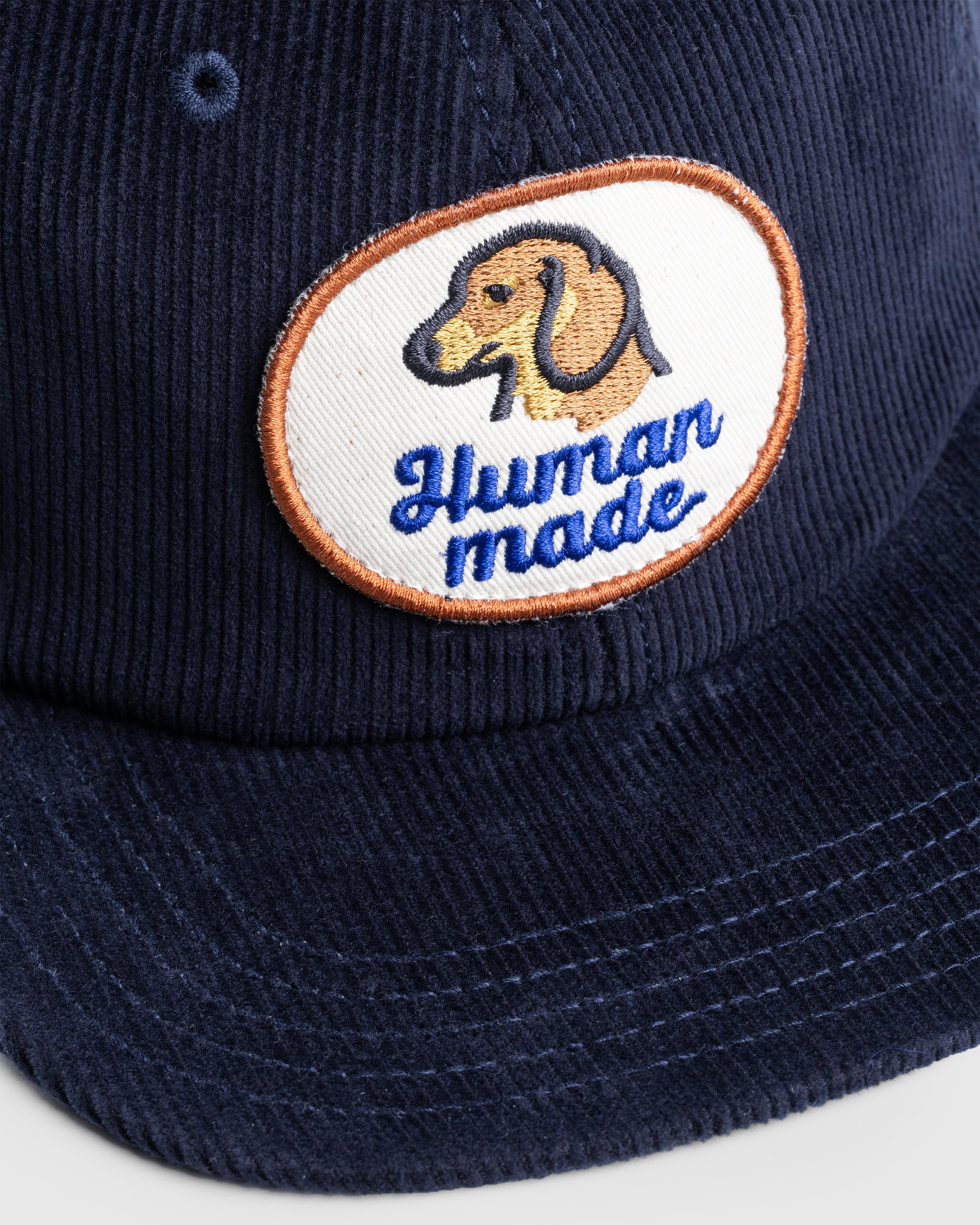 Human Made - 6-Panel Corduroy Cap Navy - Accessories - Blue - Image 6
