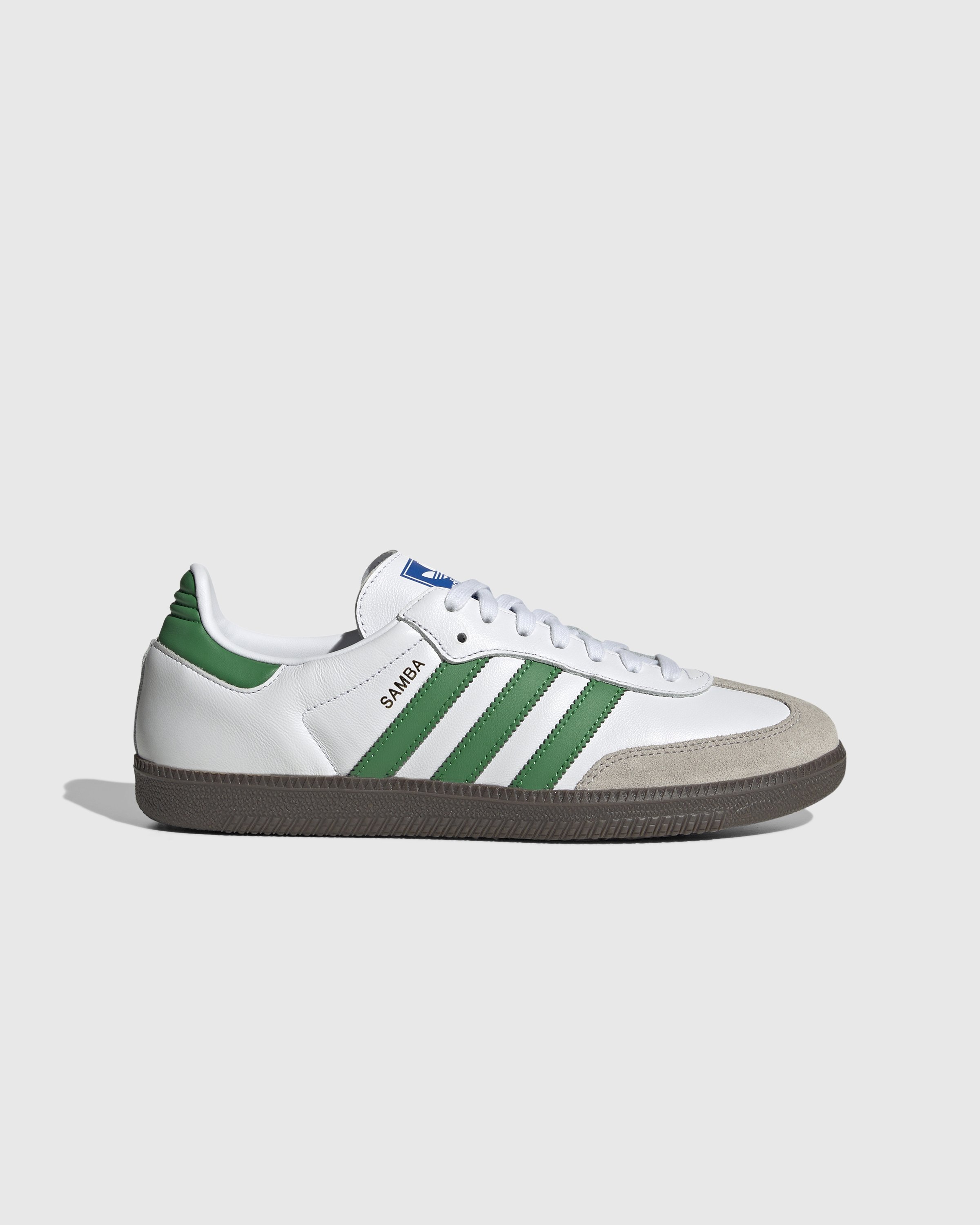 Adidas - Samba OG White/Green - Footwear - White - Image 1