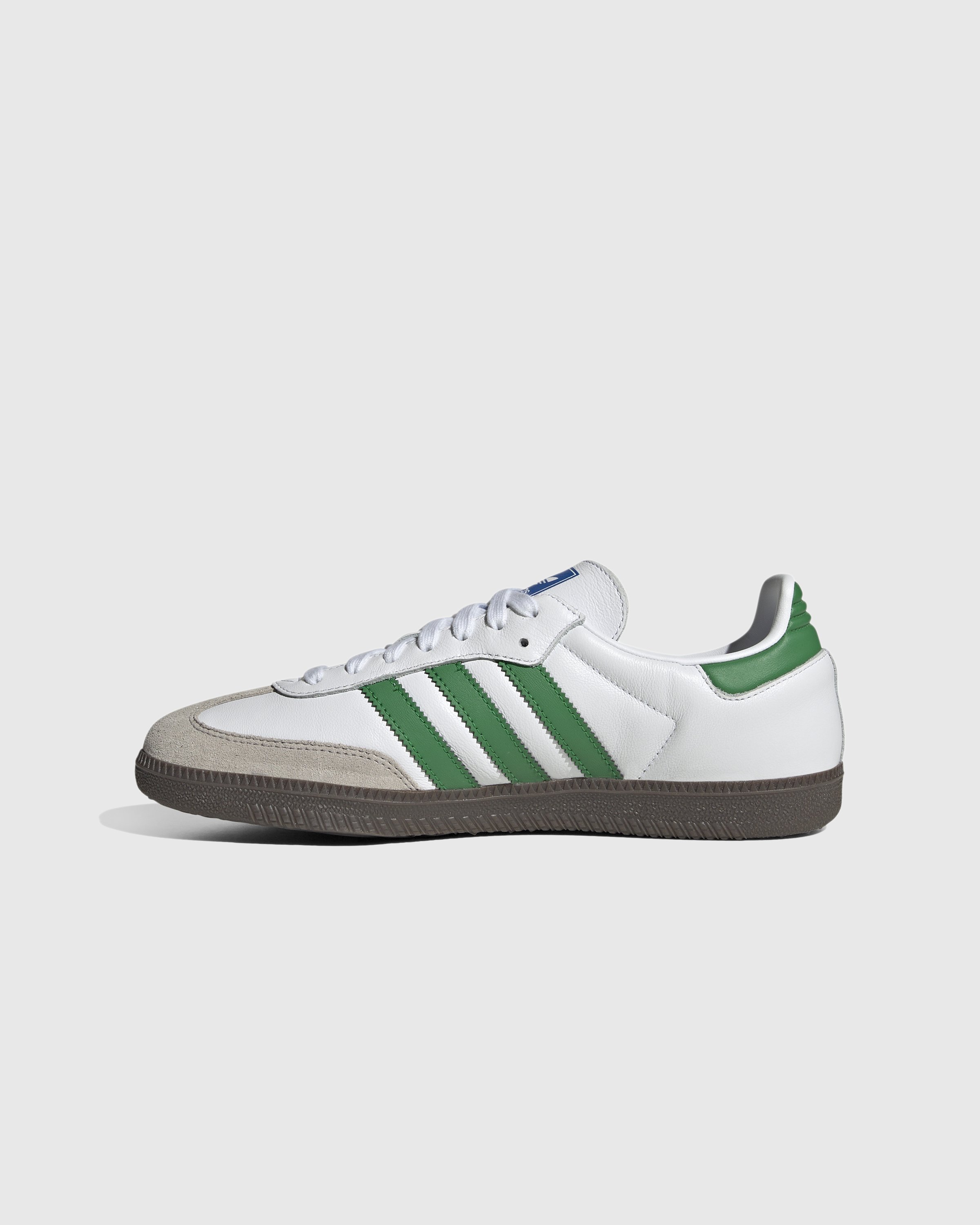 Adidas - Samba OG White/Green - Footwear - White - Image 2