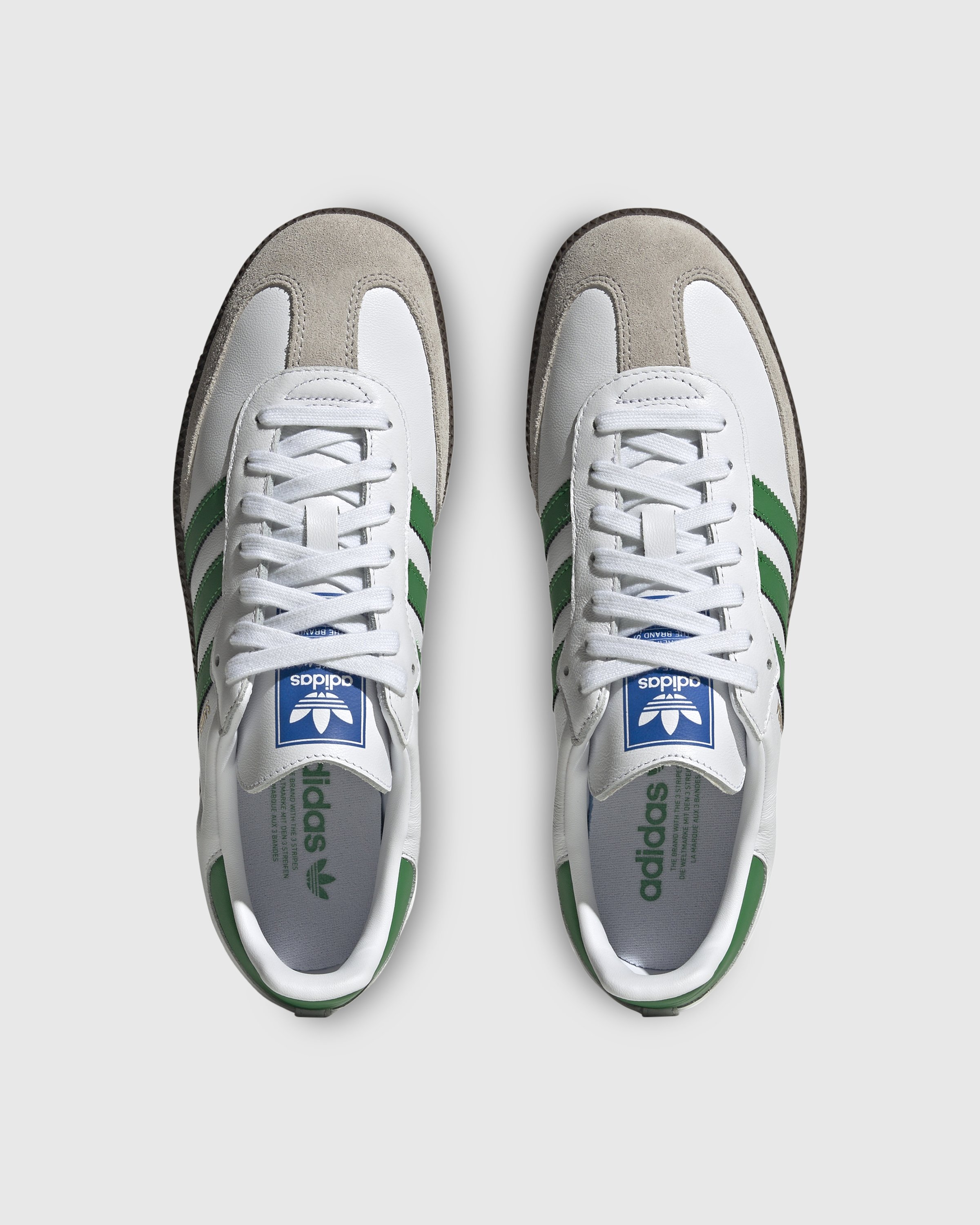 Adidas - Samba OG White/Green - Footwear - White - Image 4