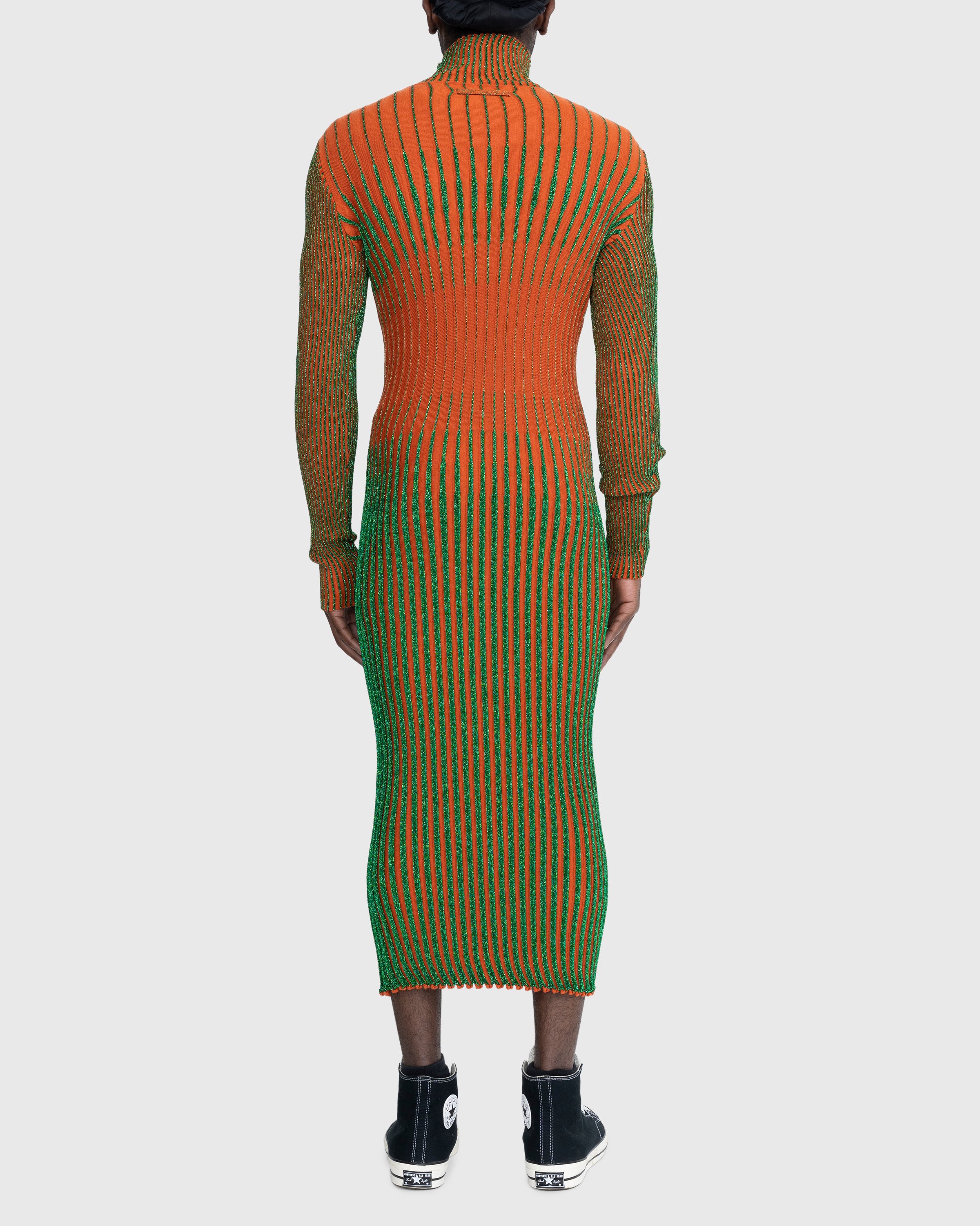 Jean Paul Gaultier - High Neck Long Dress Green - Clothing - Orange - Image 3