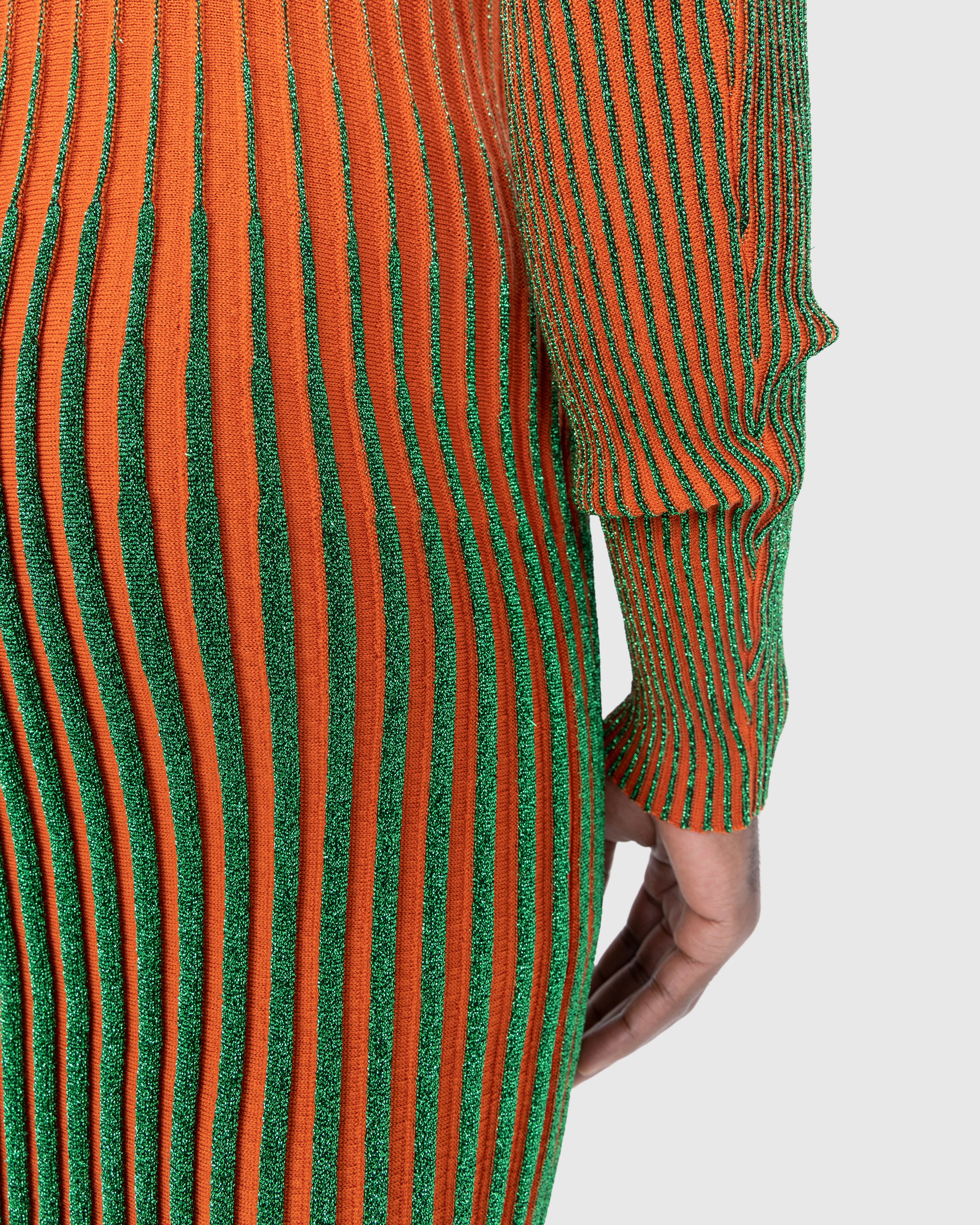 Jean Paul Gaultier - High Neck Long Dress Green - Clothing - Orange - Image 5