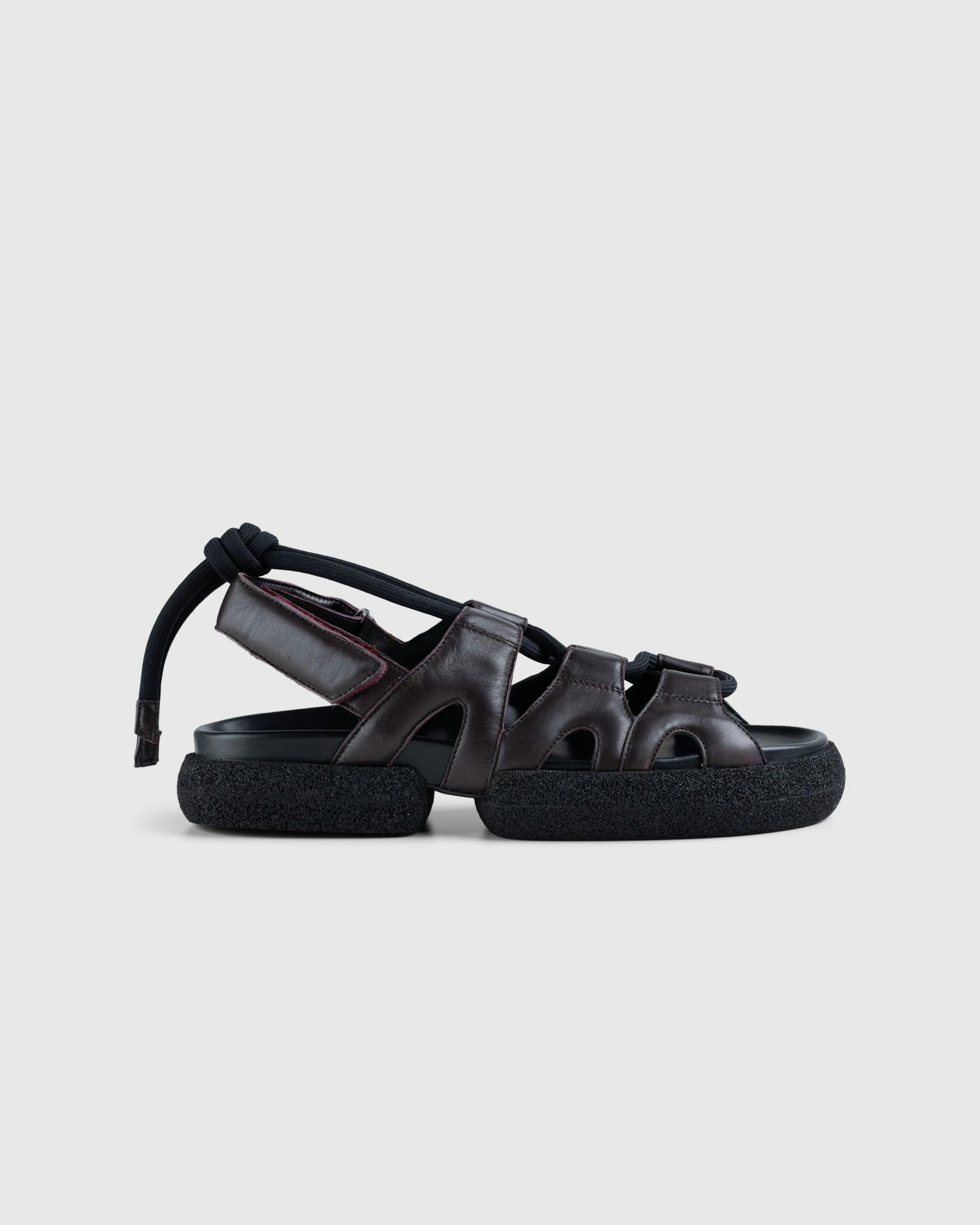 Dries van Noten - Heavy Platform Sandals Bordeaux - Footwear - Red - Image 1