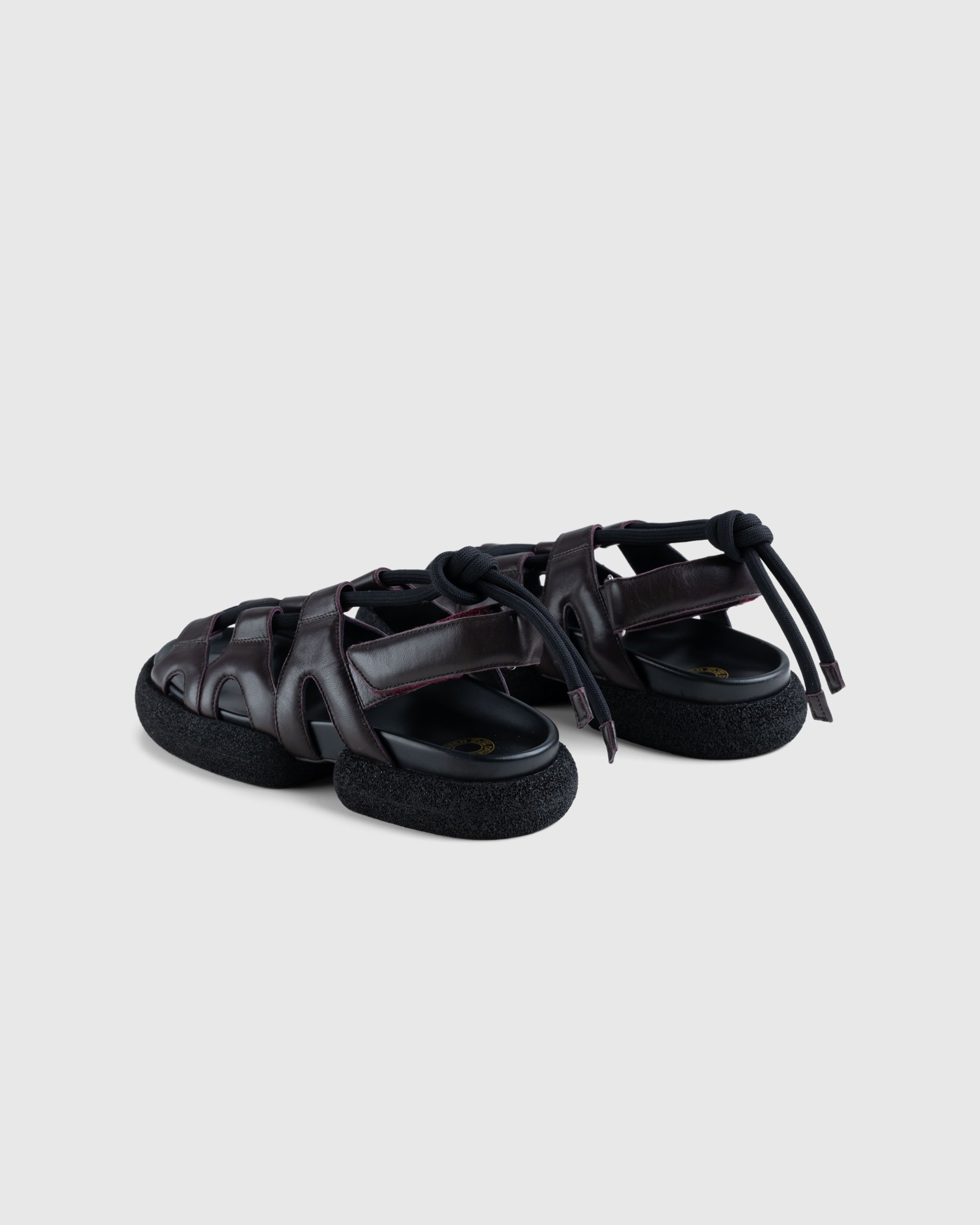 Dries van Noten - Heavy Platform Sandals Bordeaux - Footwear - Red - Image 4