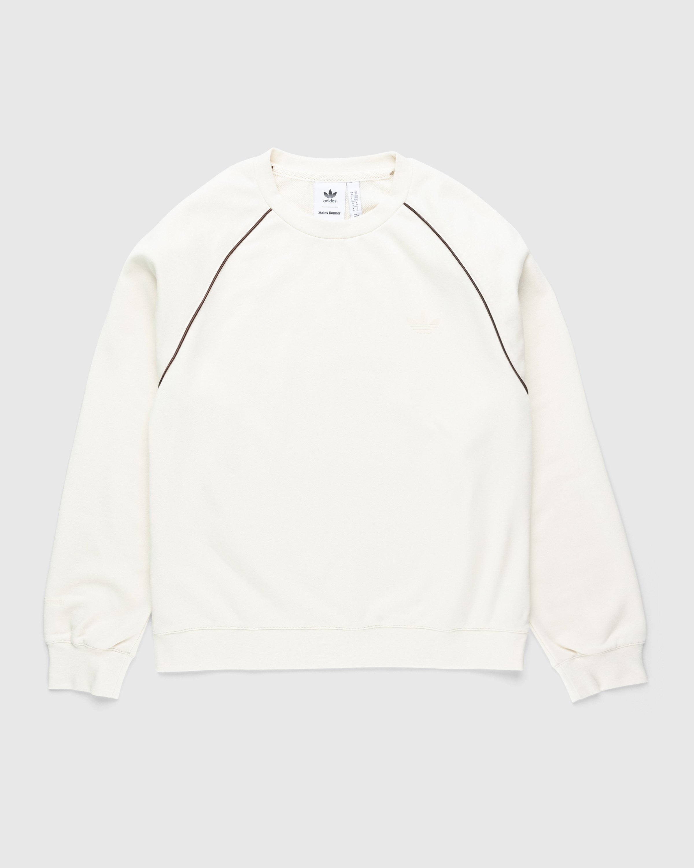 Adidas x Wales Bonner - Crewneck Sweater Wonder White - Clothing - Beige - Image 1