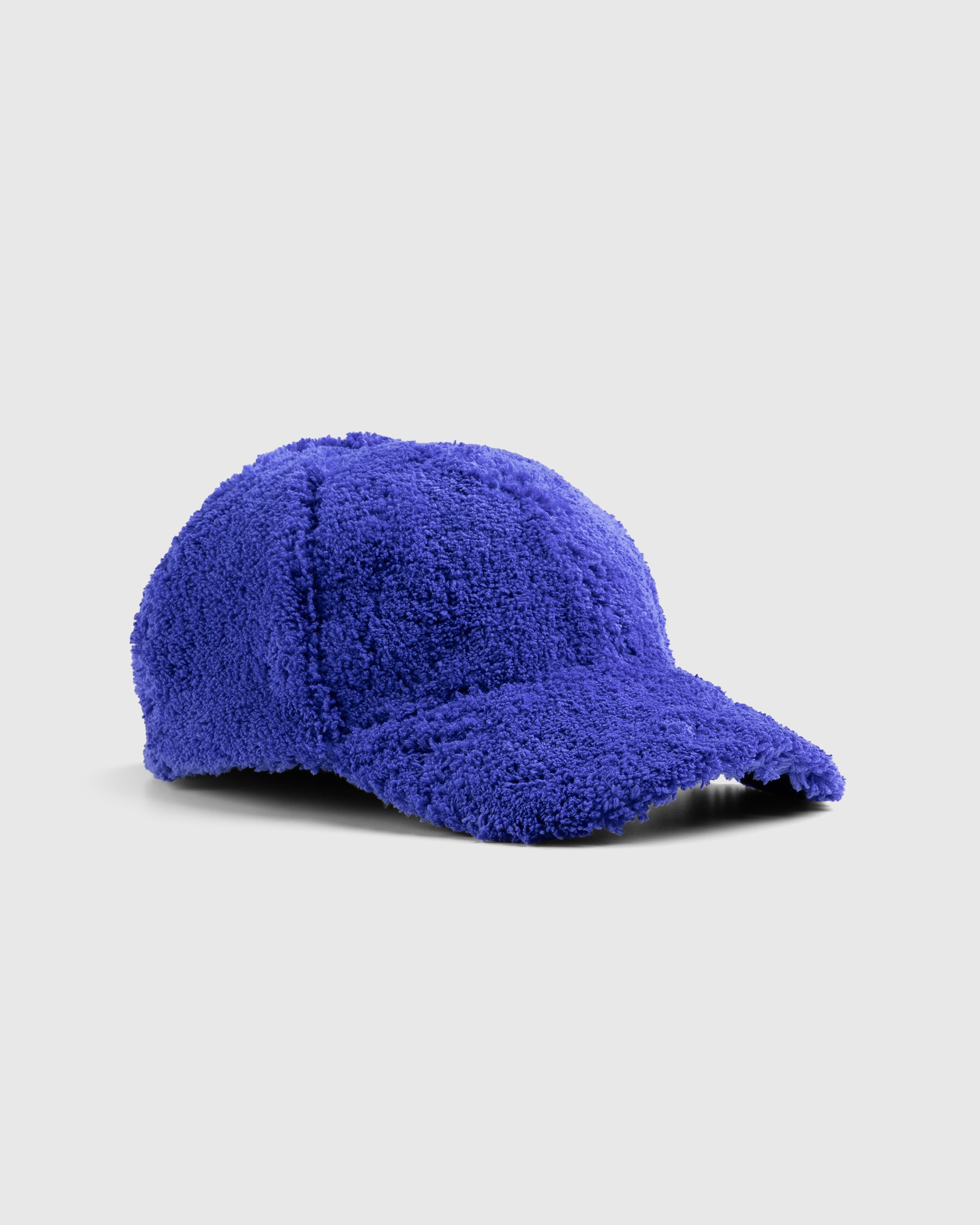 Marni - Fuzzy Faux Fur Baseball Hat Blue - Accessories - Blue - Image 1