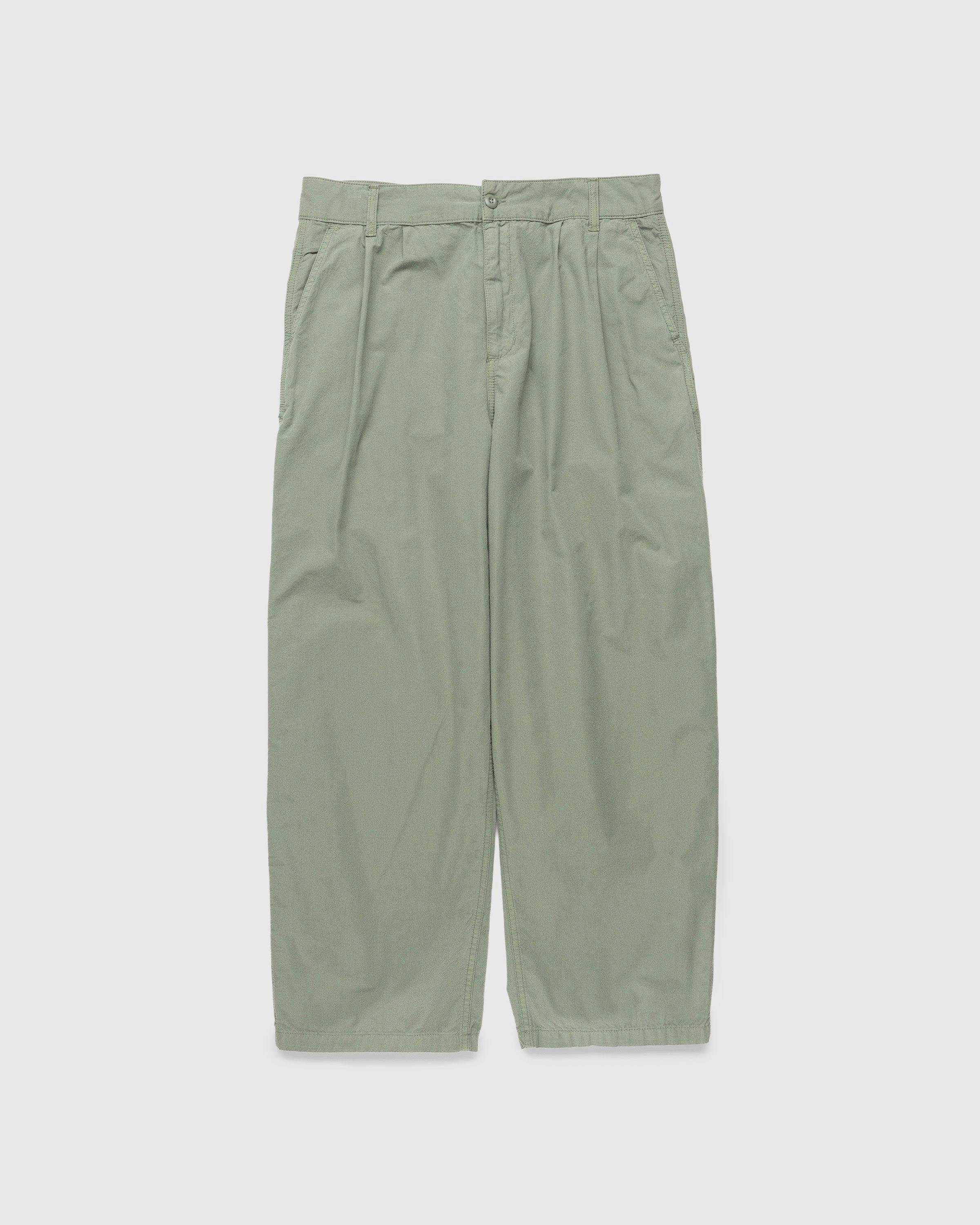 Carhartt WIP - Colston Pant Stonewashed Dollar Green - Clothing - Green - Image 1