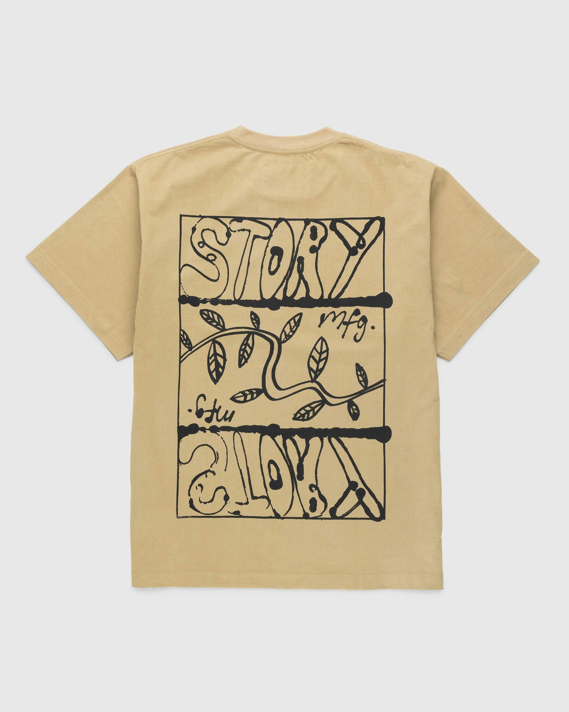 Story mfg. - Grateful Tee Ecru Inside Outside Time - Clothing - Beige - Image 1