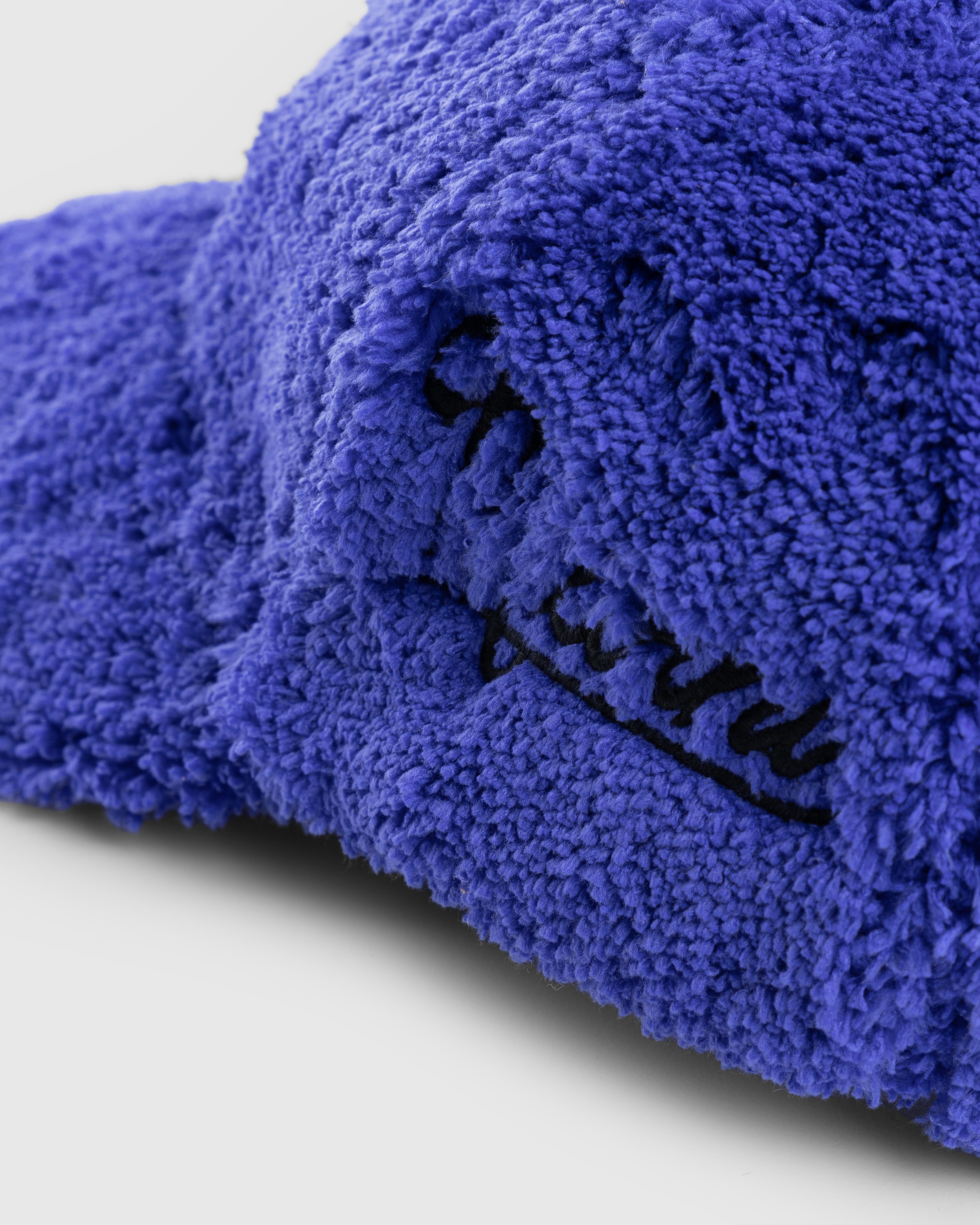 Marni - Fuzzy Faux Fur Baseball Hat Blue - Accessories - Blue - Image 4