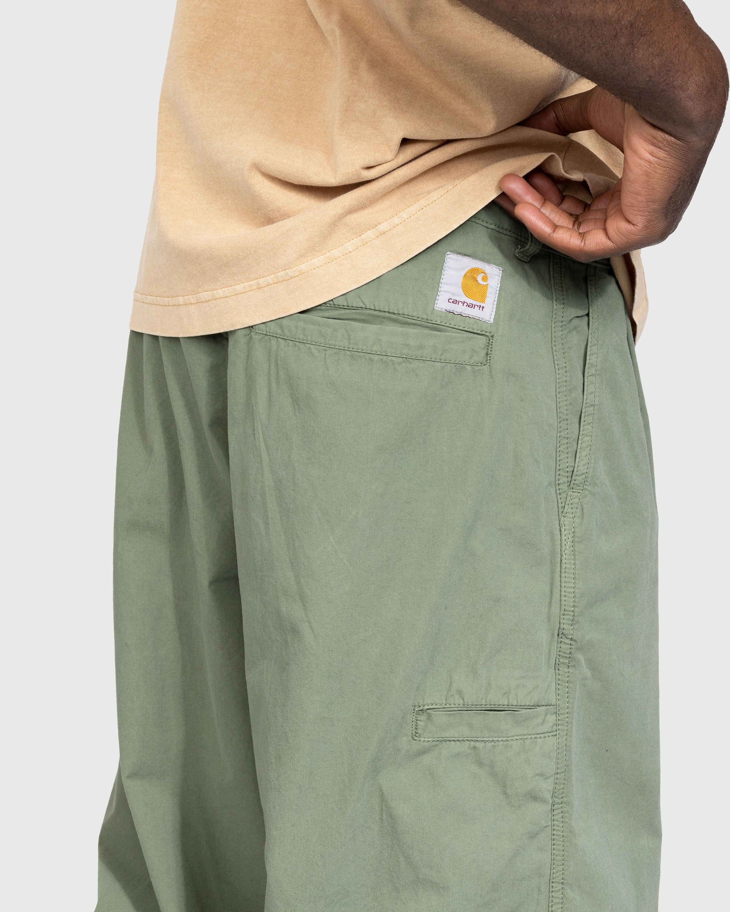 Carhartt WIP - Colston Pant Stonewashed Dollar Green - Clothing - Green - Image 4