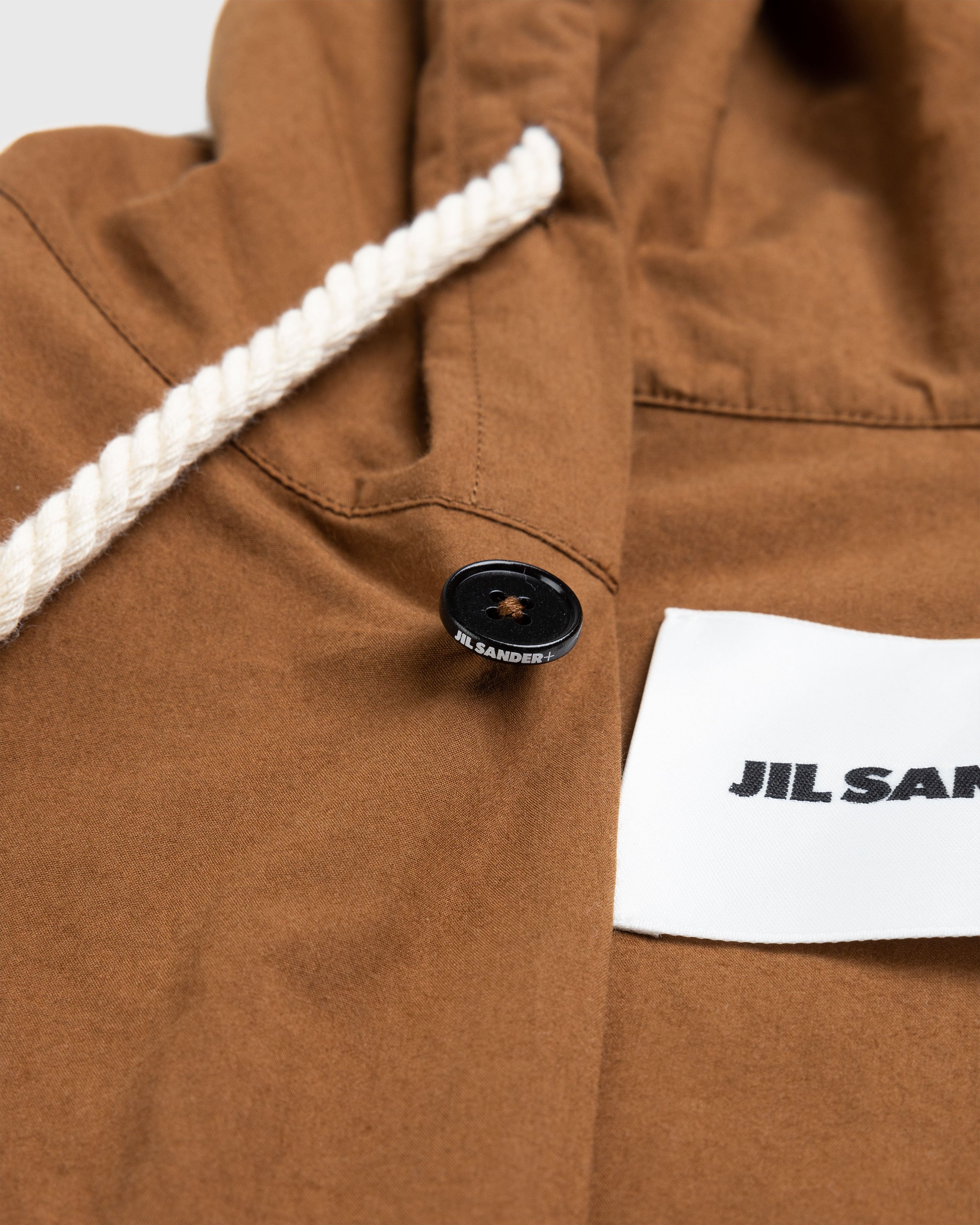 Jil Sander - Hooded Cotton Overshirt Tobacco - Clothing - Brown - Image 6