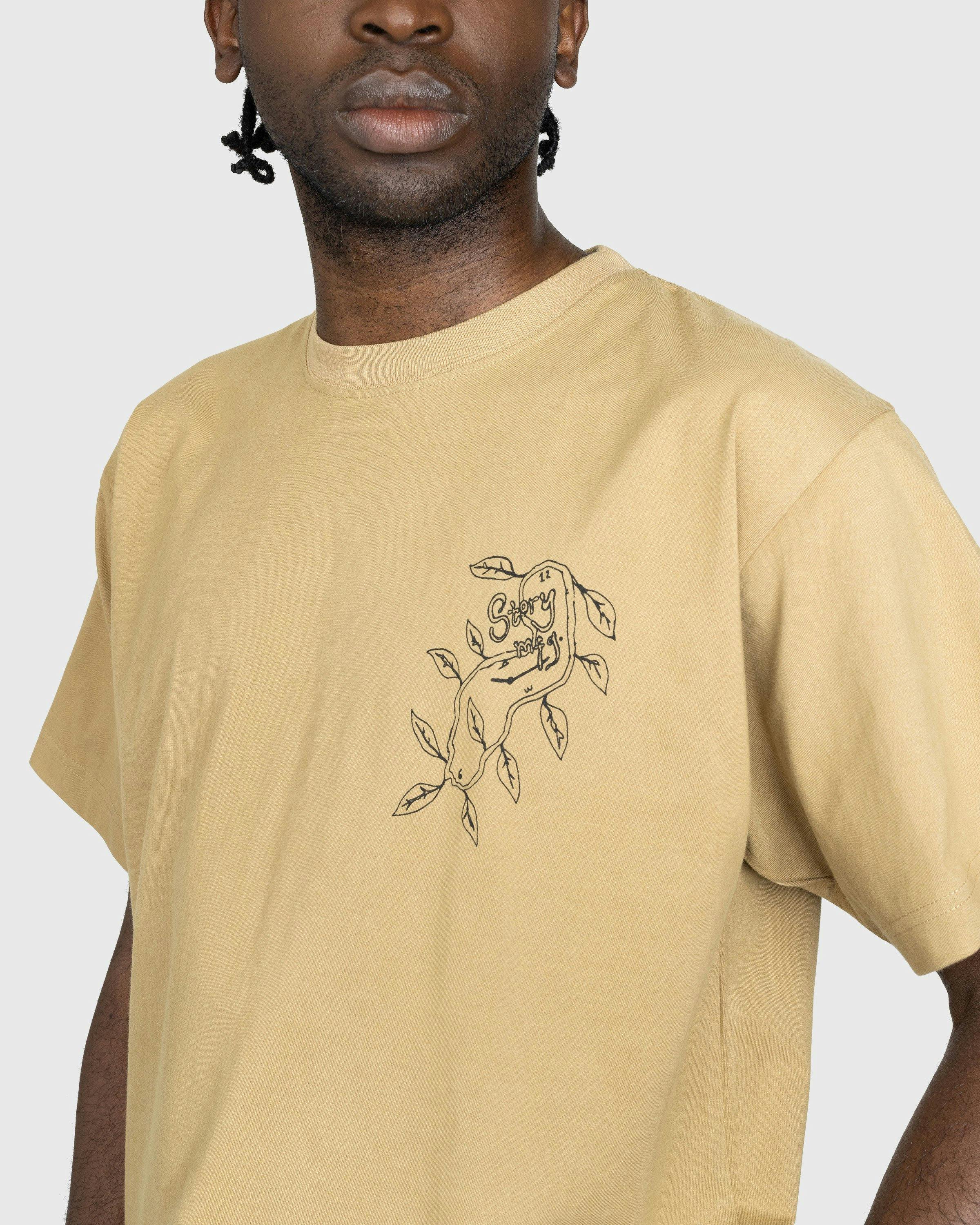 Story mfg. - Grateful Tee Ecru Inside Outside Time - Clothing - Beige - Image 4